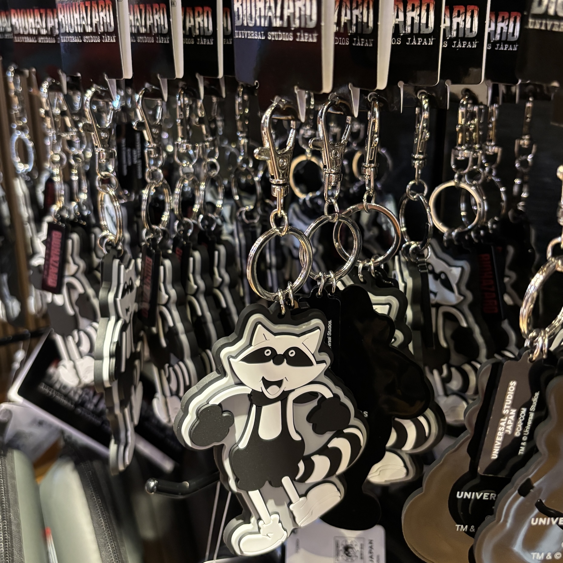 【訂貨】USJ Halloween 生化危機 浣熊 鑰匙扣