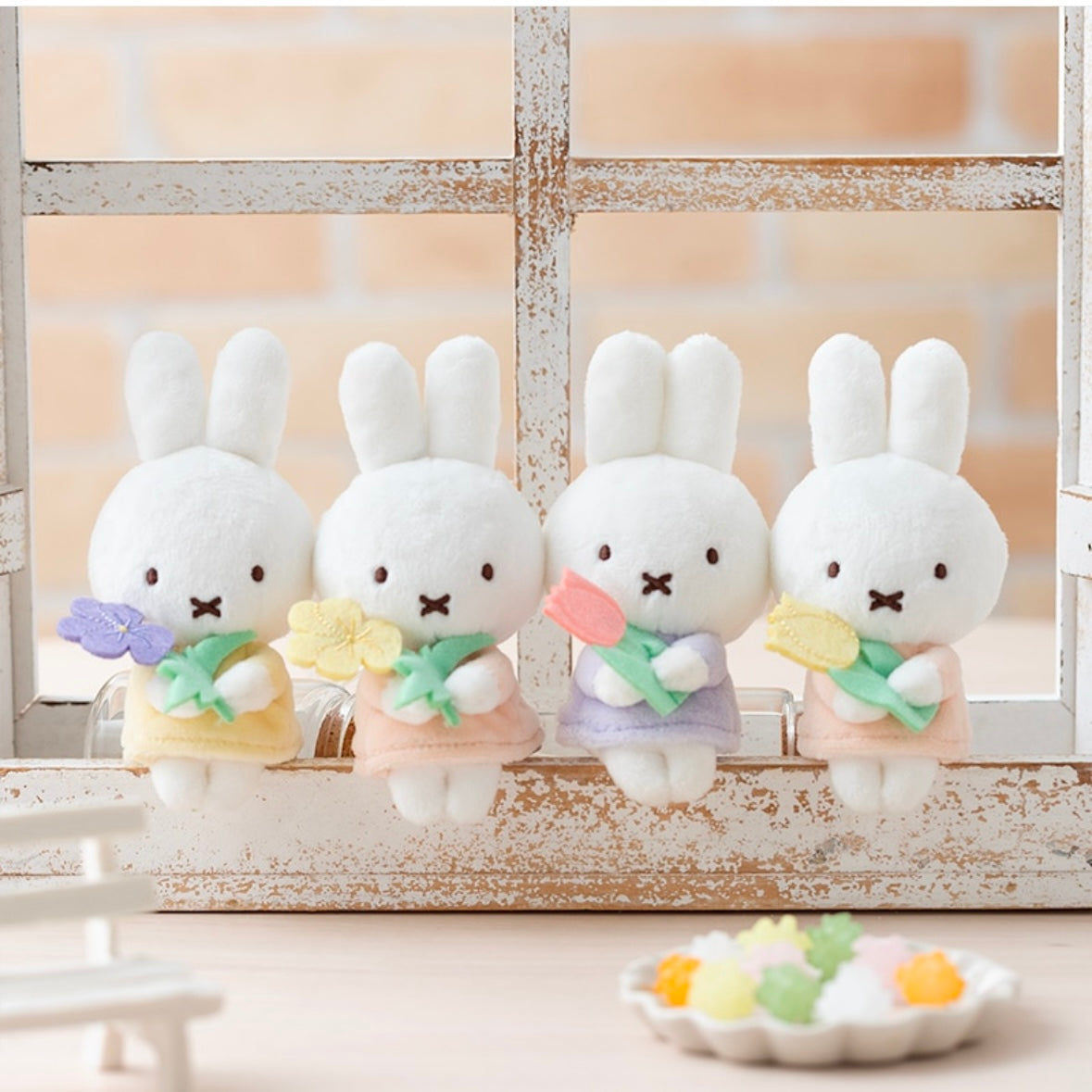 Bruna Flower Miffy 花花掛飾公仔