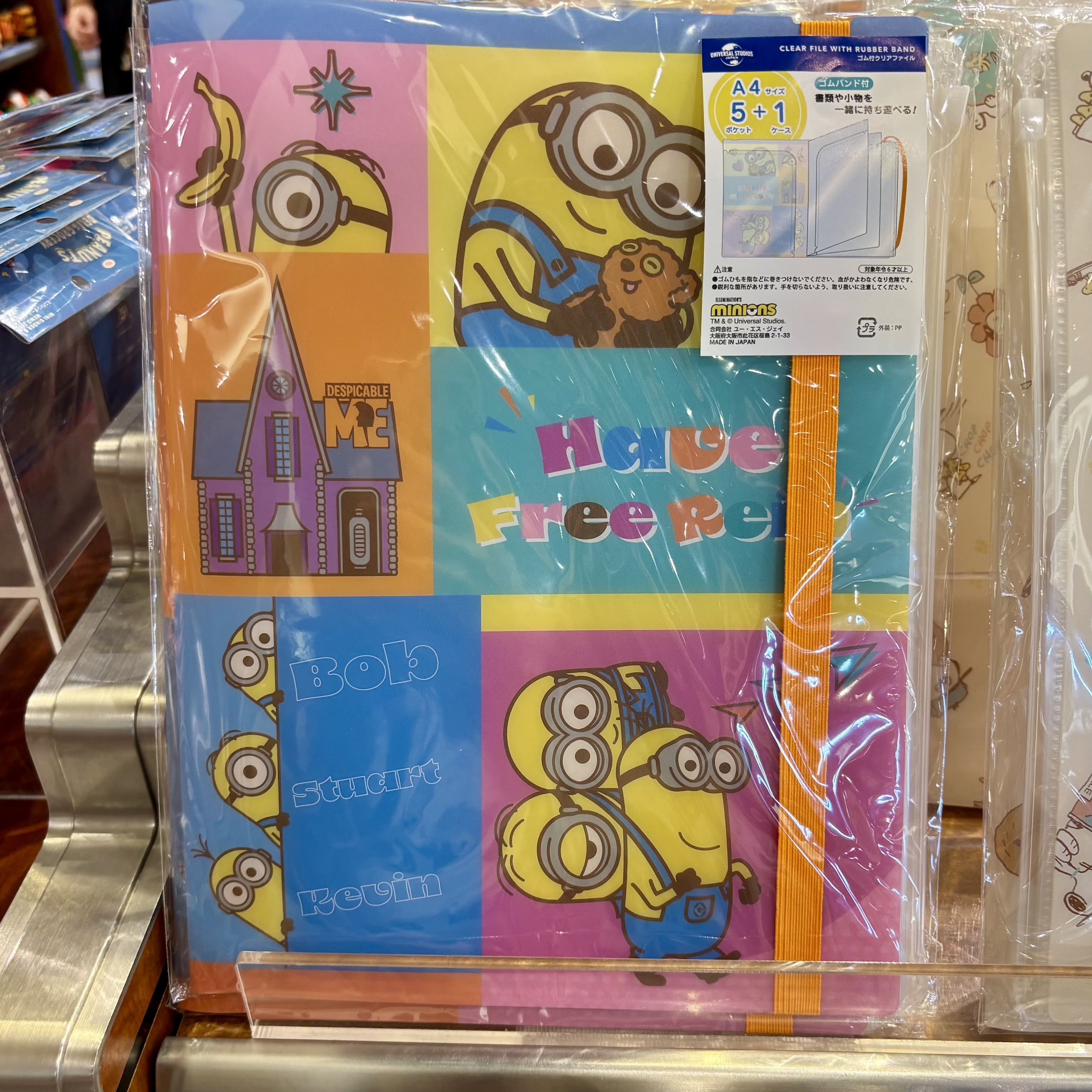 【訂貨】USJ Minions 迷你兵團 小小兵 5+1 A4 文件夾 