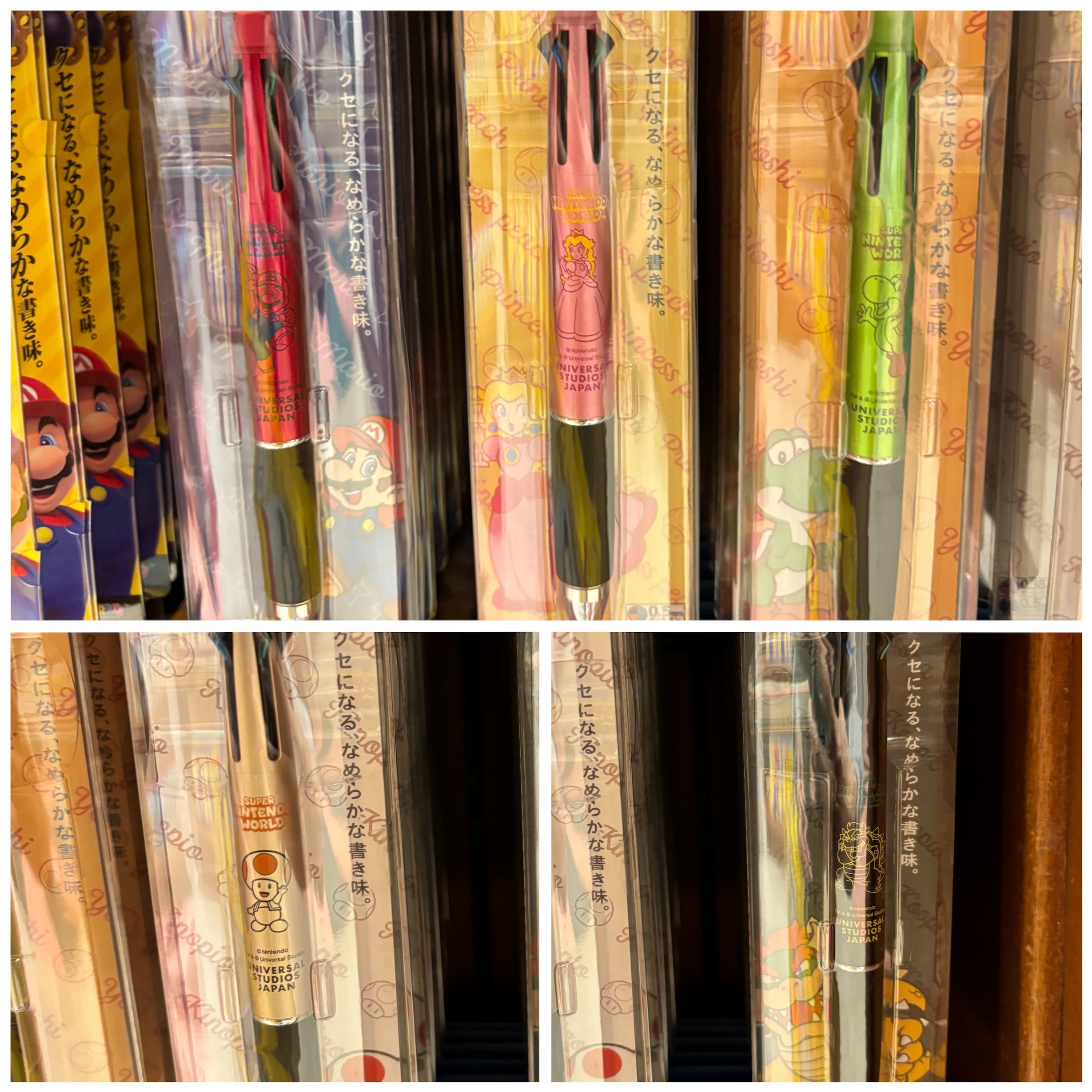 USJ Mario 任天堂世界 Jetstream 4色原子 + 鉛芯筆