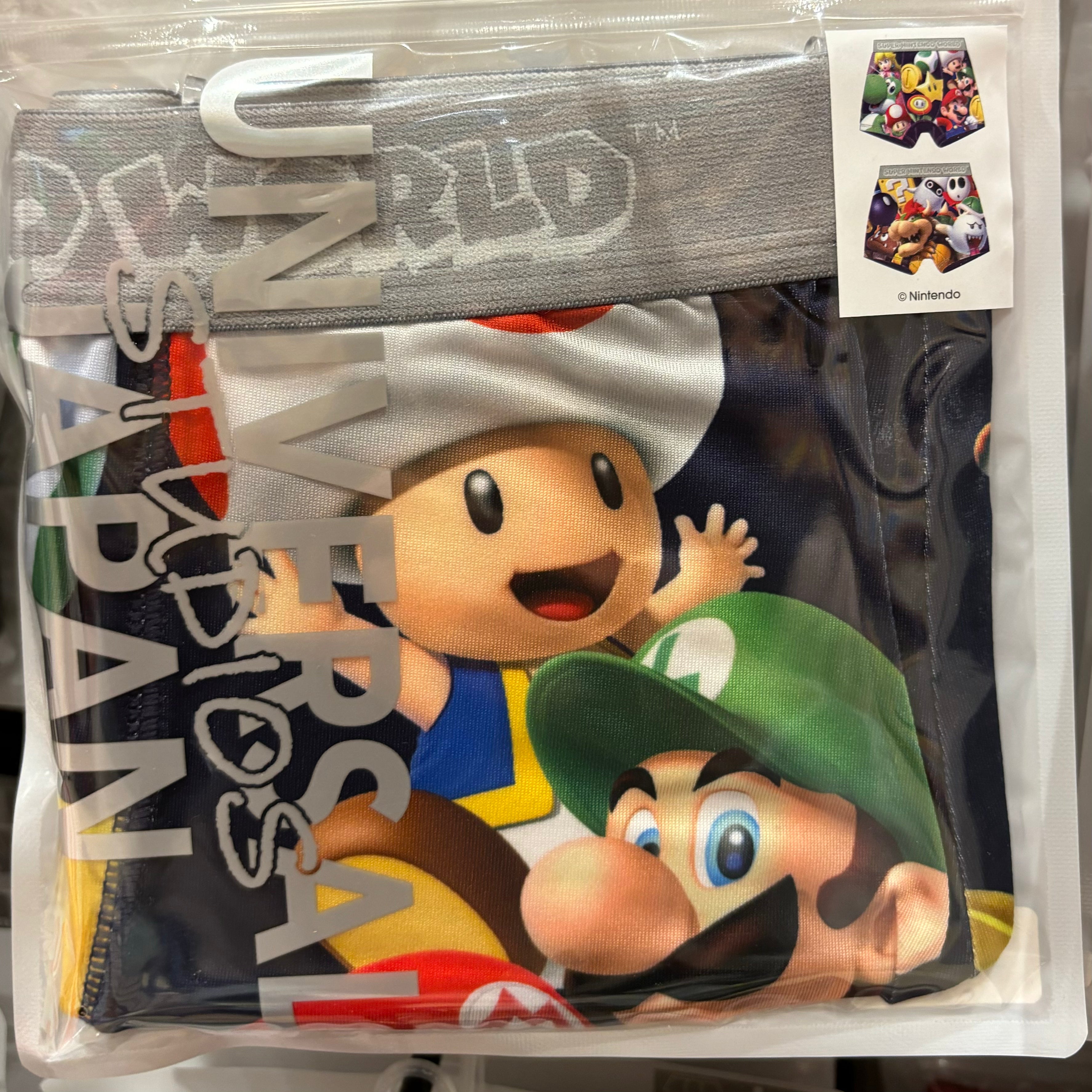 【訂貨】USJ Nintendo World 男裝平腳內褲