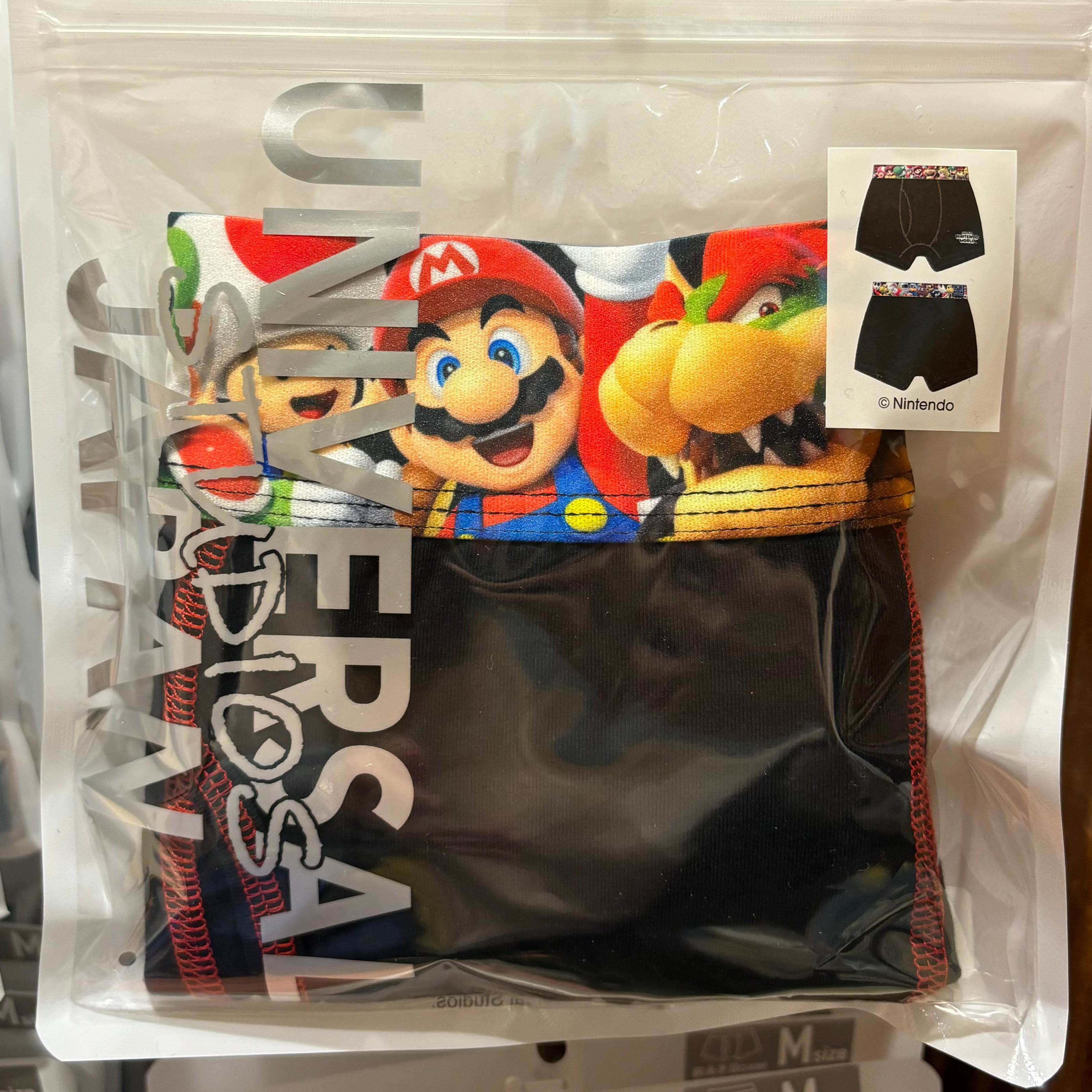 【訂貨】USJ Nintendo World 男裝平腳內褲