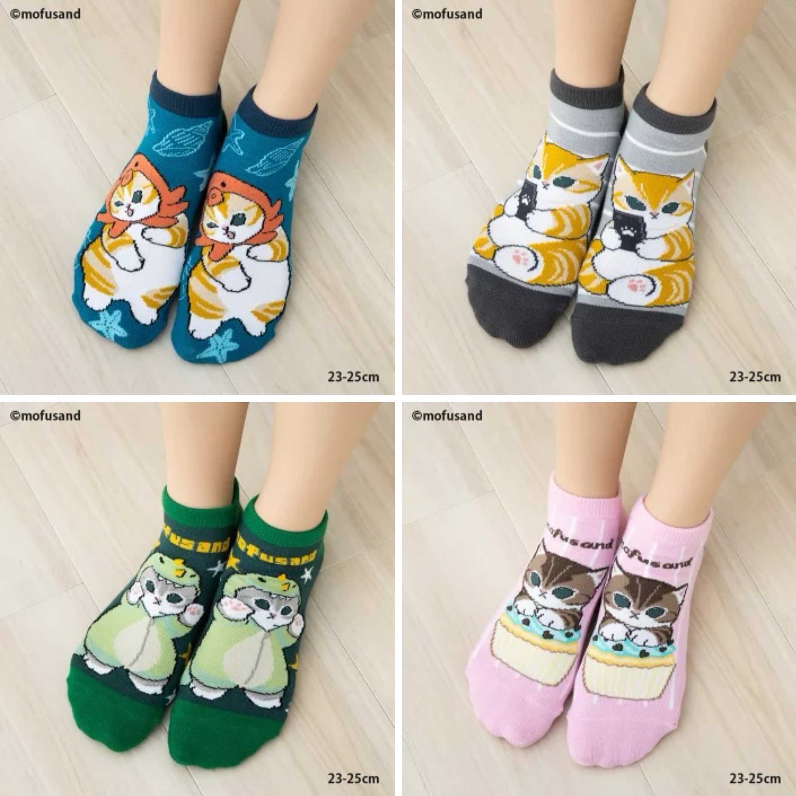 【訂貨】Mofusand 成人短襪