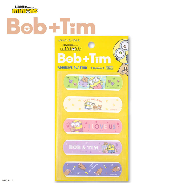 【訂貨】MINIONS Bob+Tim 膠布 20pcs