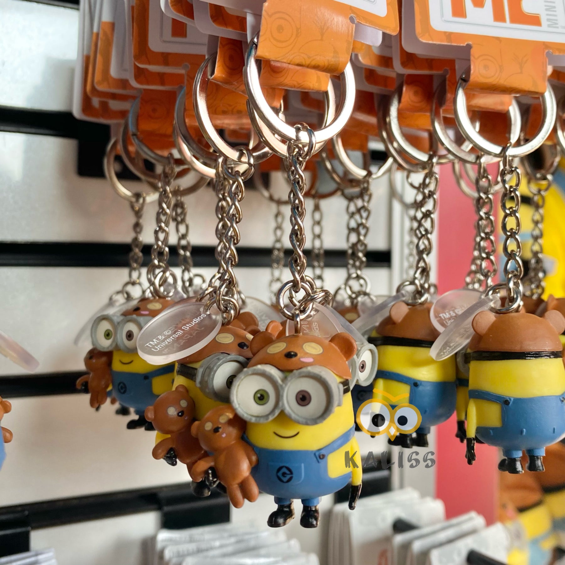 USJ Minions Bob & Tim 立體 鑰匙扣