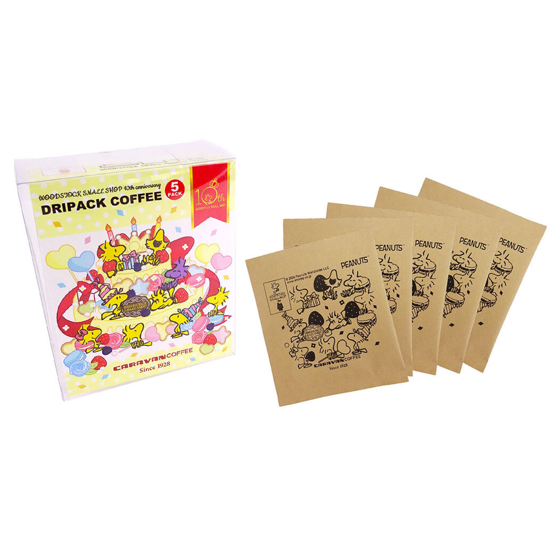 【預訂｜6月底】Snoopy Town Woodstock Fair 糊塗塌客 期間限定店 - 掛耳咖啡 5pcs