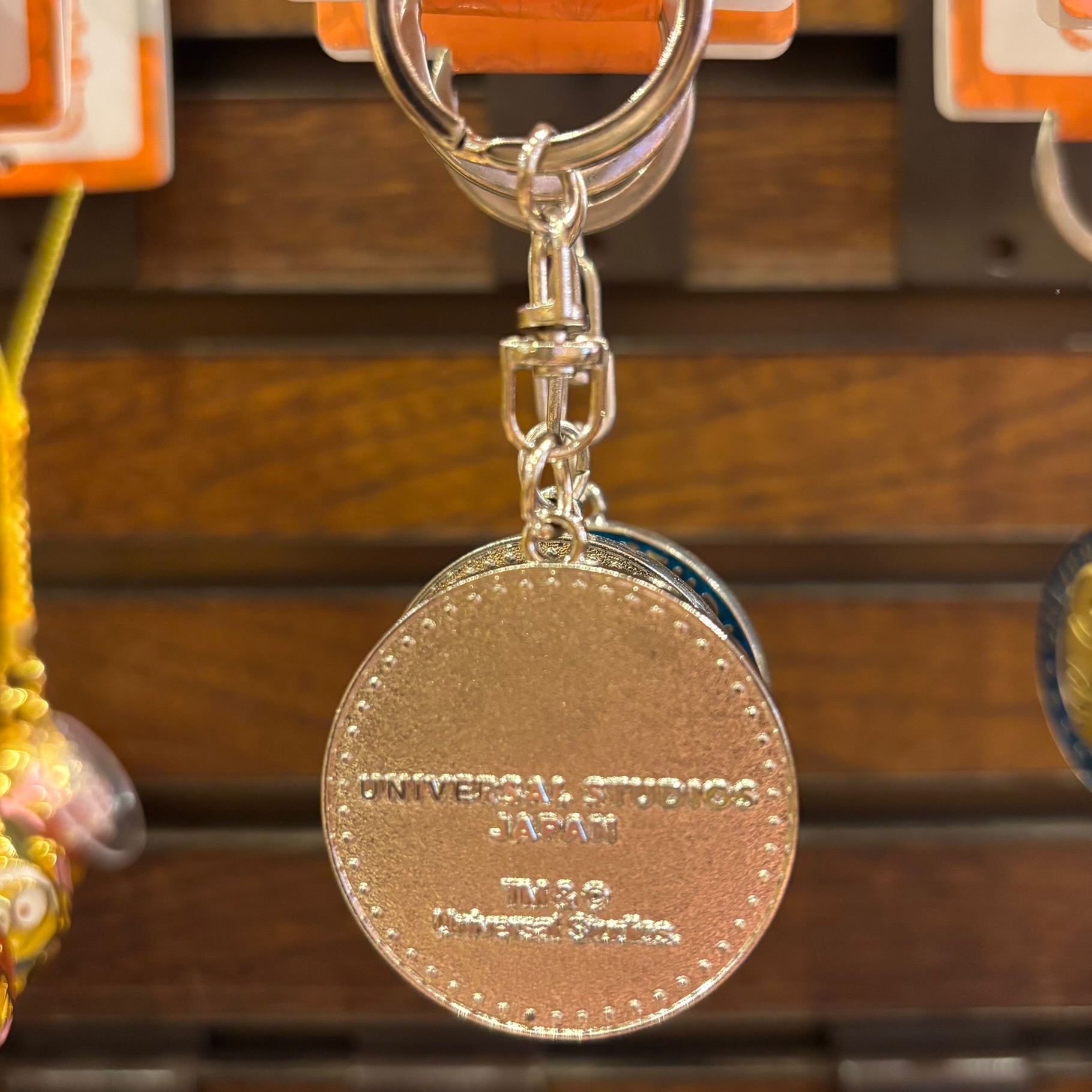 【訂貨】USJ Minions 迷你兵團 小小兵 金屬圓形鑰匙扣 鑰匙圈