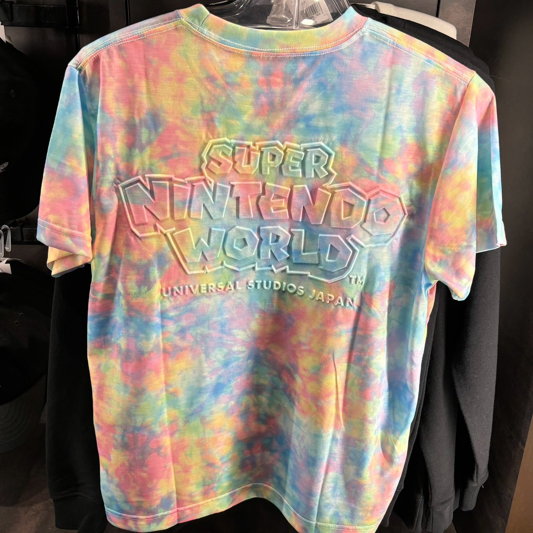 【訂貨】USJ Mario Power Up Items 道具圖案 彩色 Tshirt（藍）