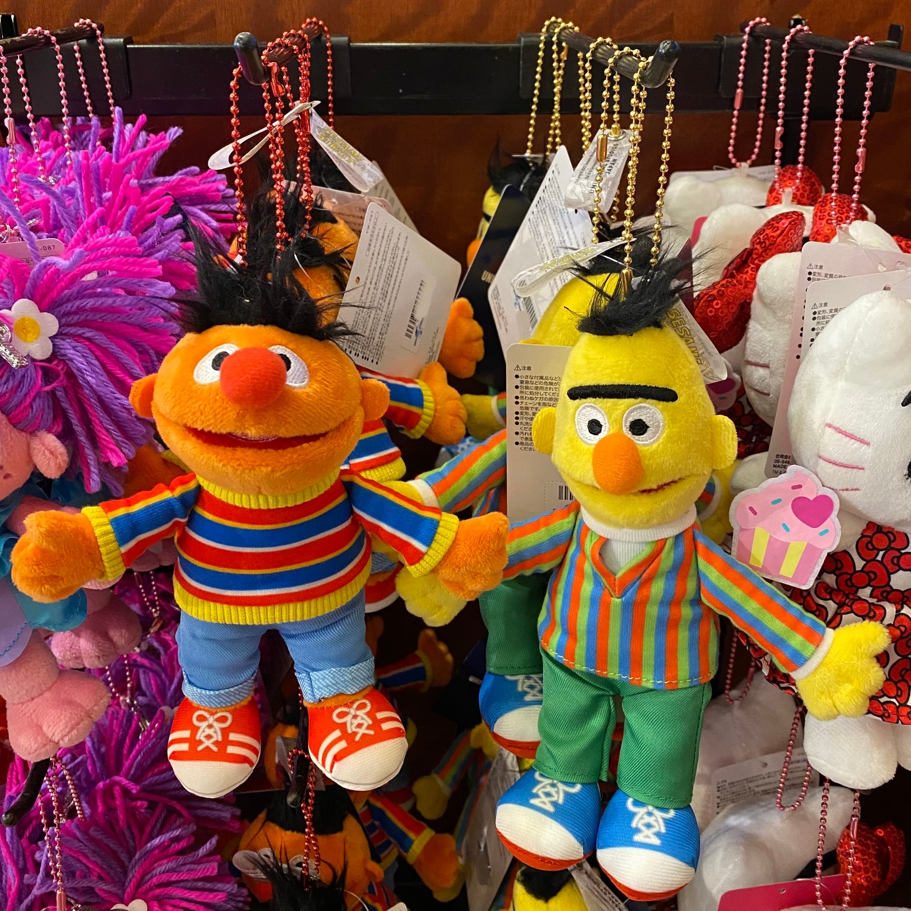 訂貨】USJ 芝麻街Bert / Ernie 公仔吊飾