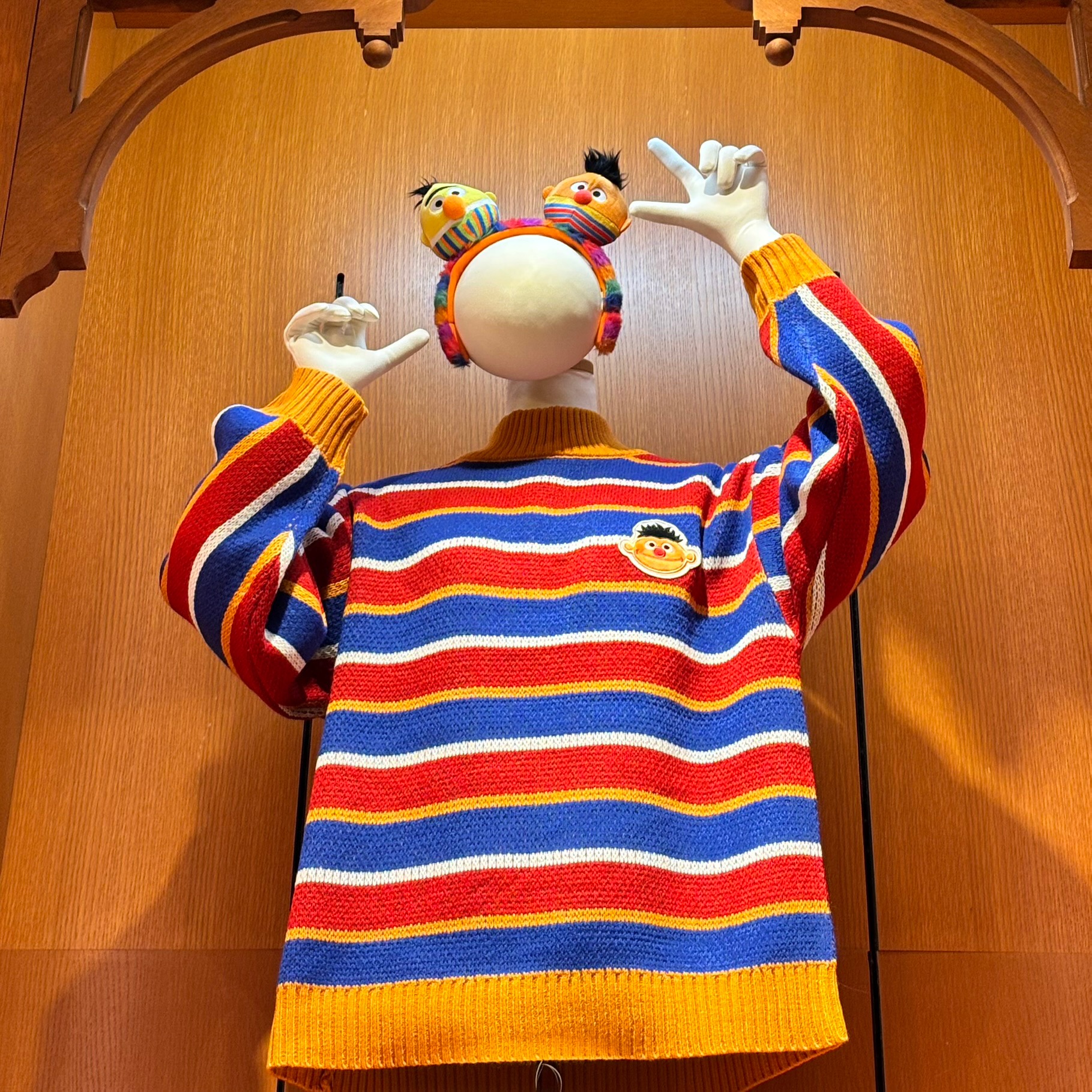 【訂貨】USJ Sesame Street Bert & Ernie - 針織毛衣 冷衫