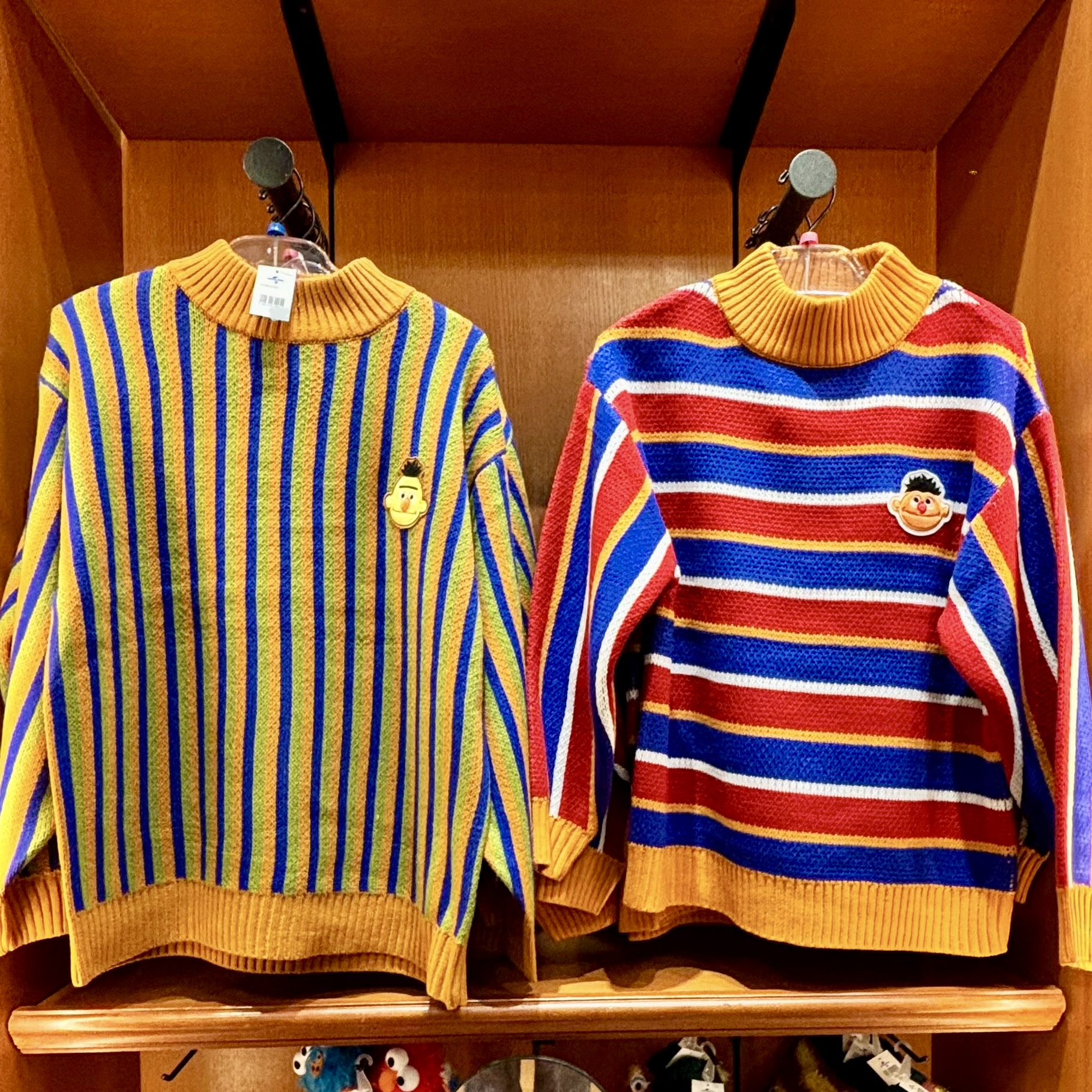 【訂貨】USJ Sesame Street Bert & Ernie - 針織毛衣 冷衫