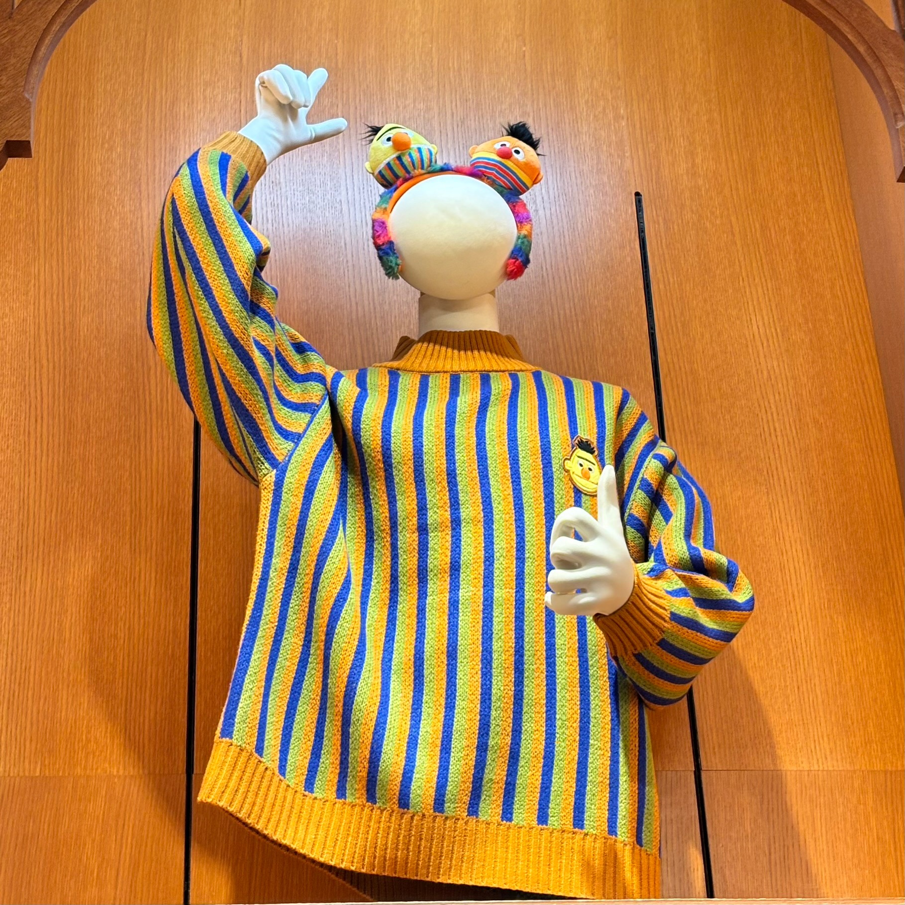 【訂貨】USJ Sesame Street Bert & Ernie - 針織毛衣 冷衫