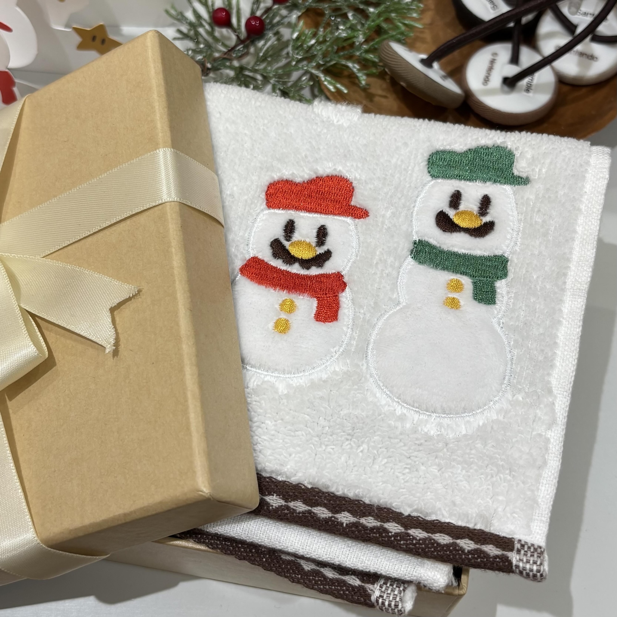 【訂貨】任天堂專門店 冬天系列 - 方毛巾