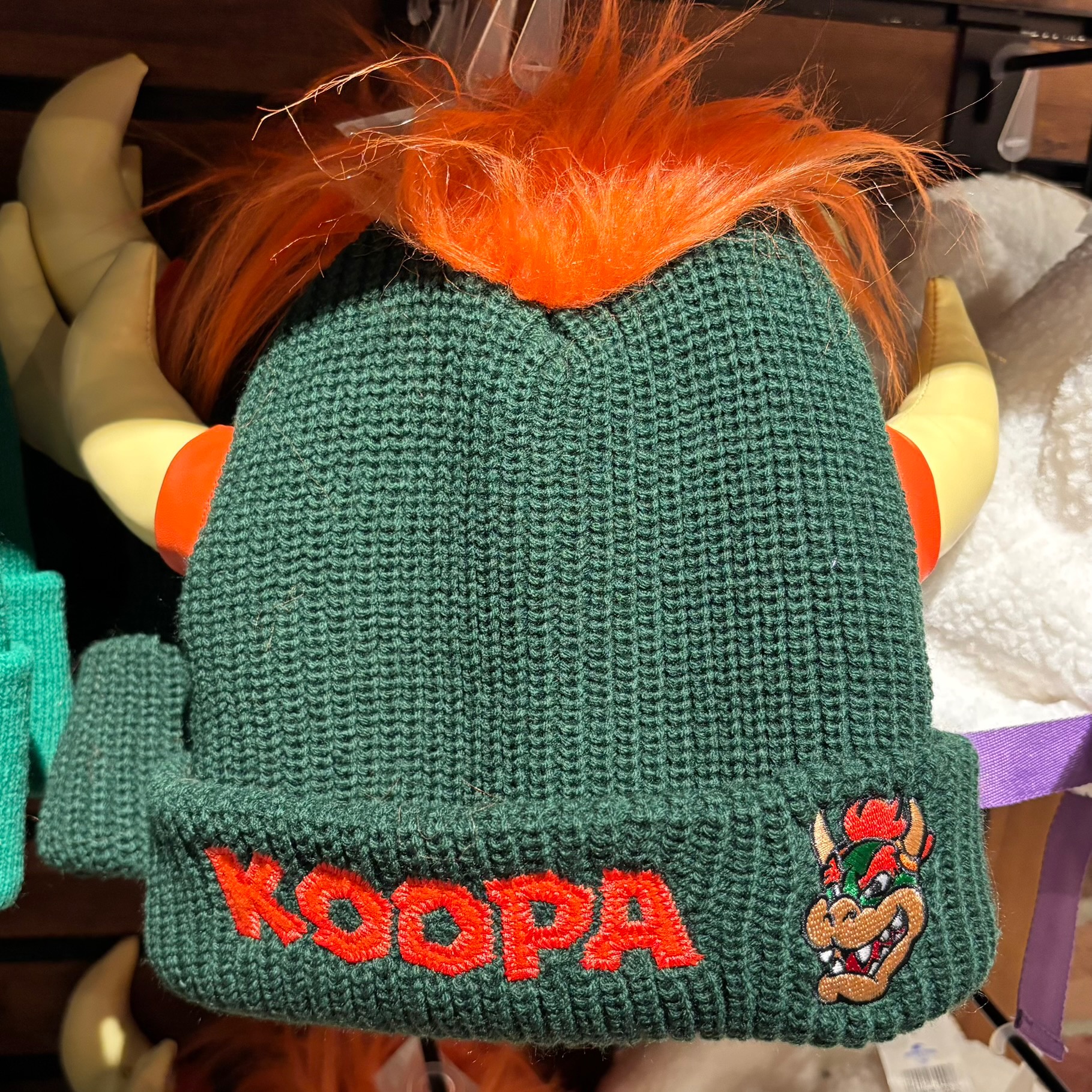 【訂貨】USJ Mario 庫巴 冷帽 毛帽