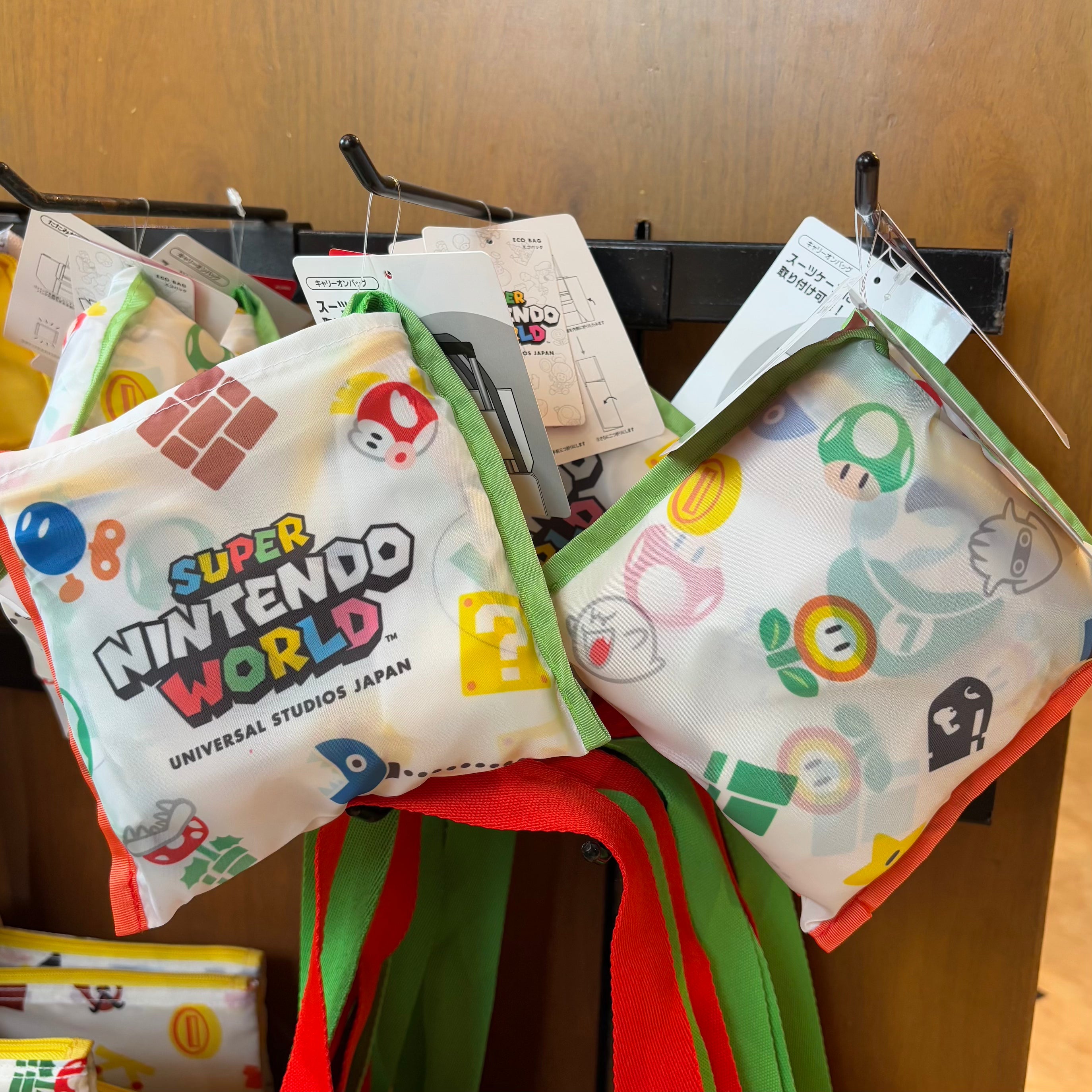 USJ 任天堂世界 可摺疊旅用行李袋 環保袋