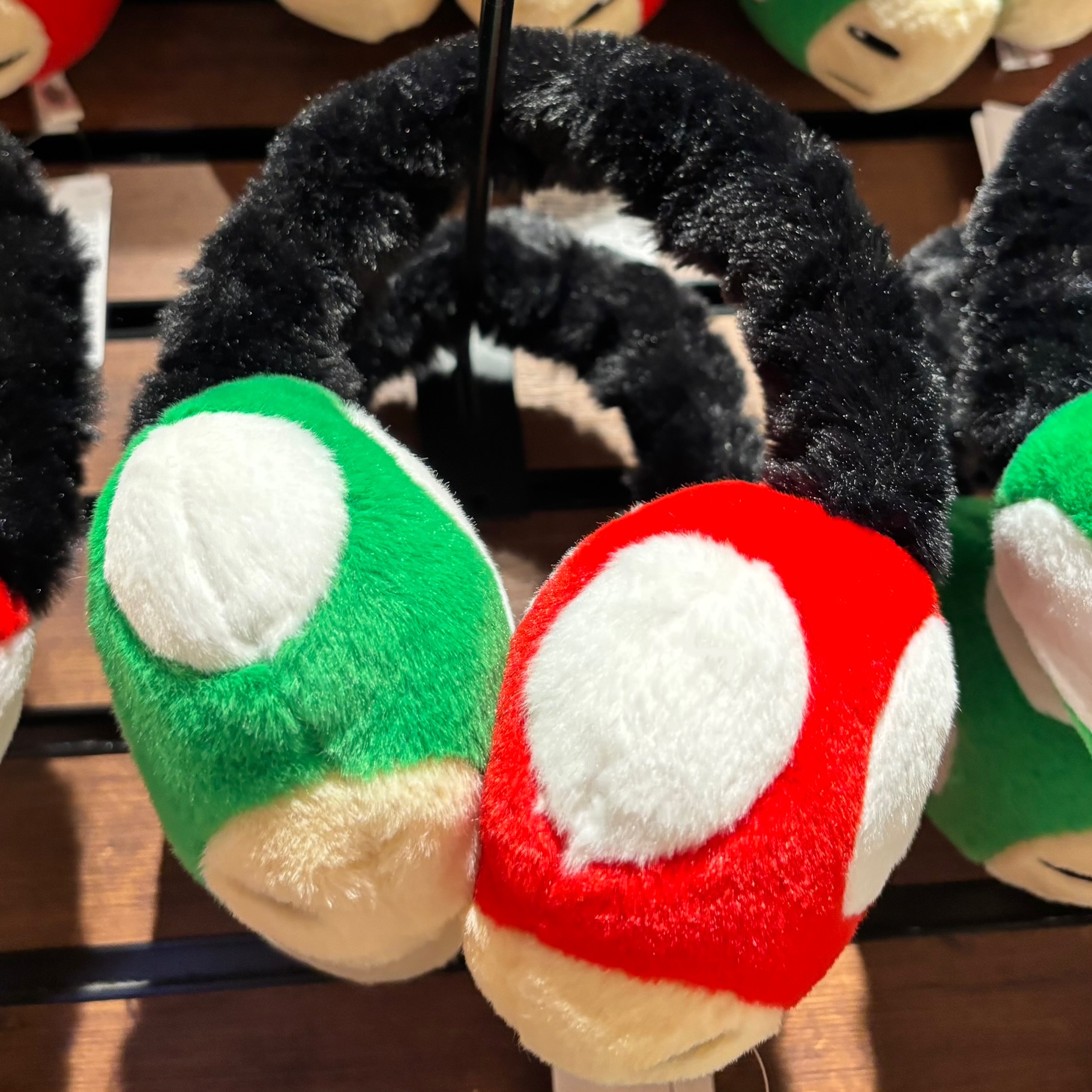 【訂貨】USJ Mario 紅綠色蘑菇 超級蘑菇 1-Up 蘑菇 毛毛耳罩