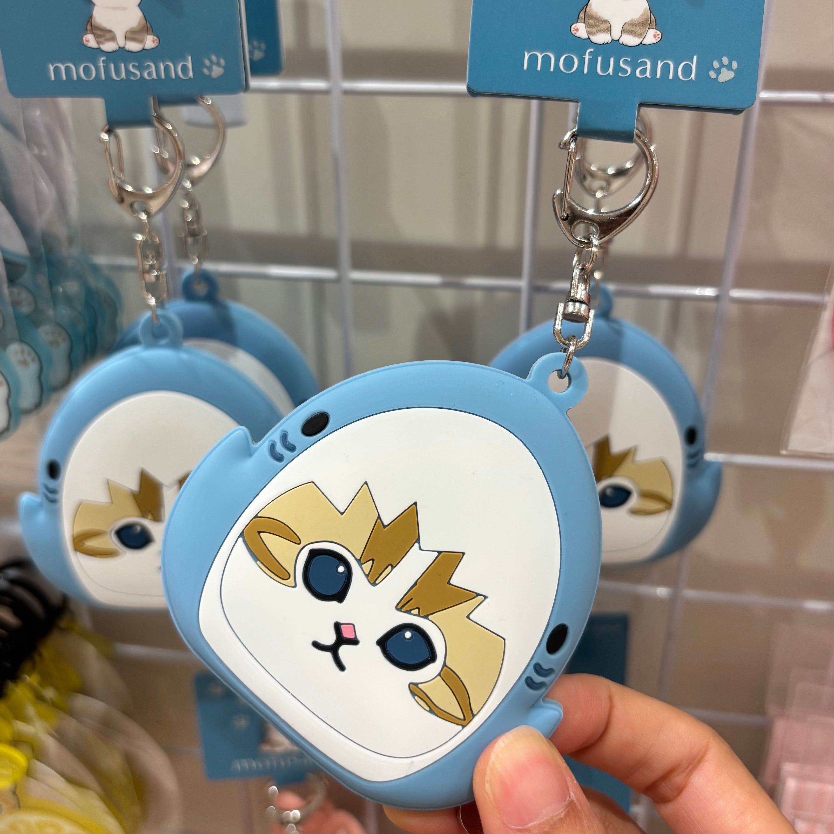 Mofusand 迷你矽膠 鑰匙扣 小掛飾 散銀包