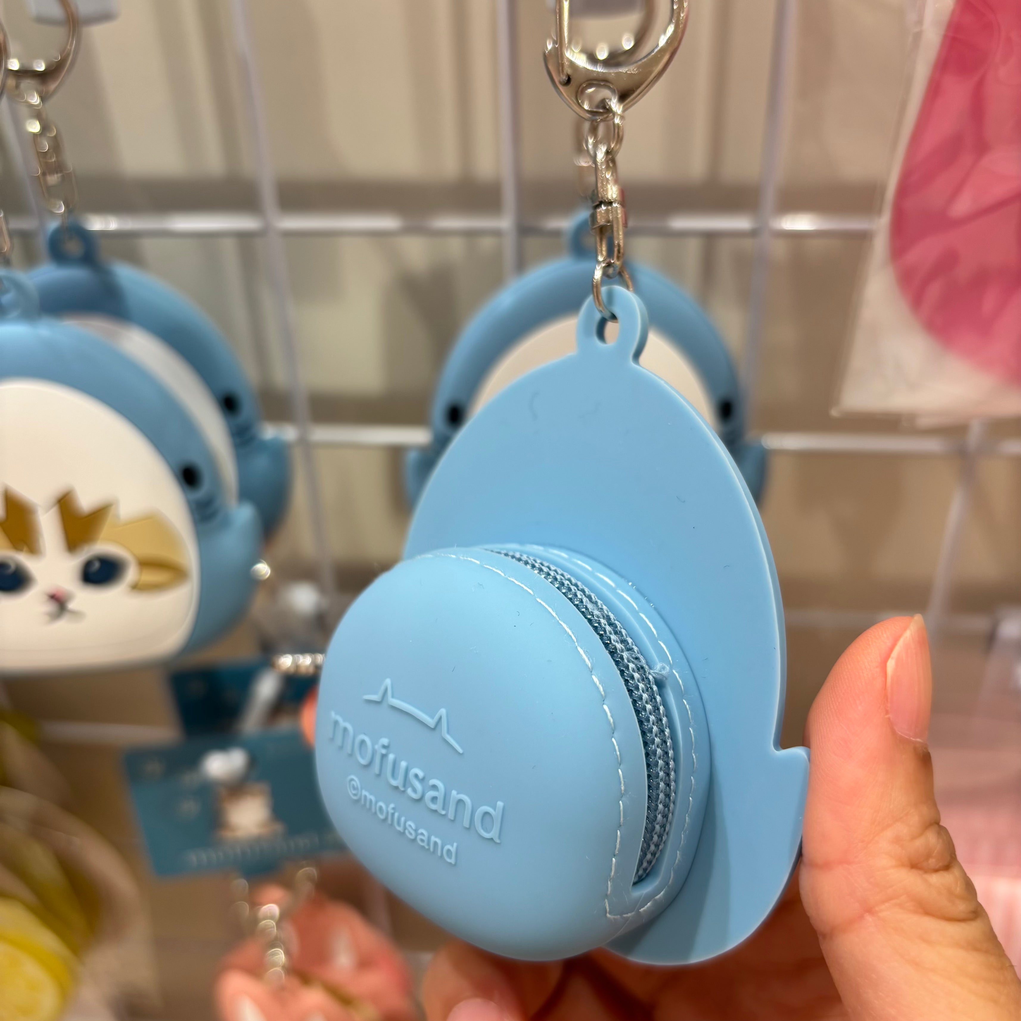 Mofusand 迷你矽膠 鑰匙扣 小掛飾 散銀包