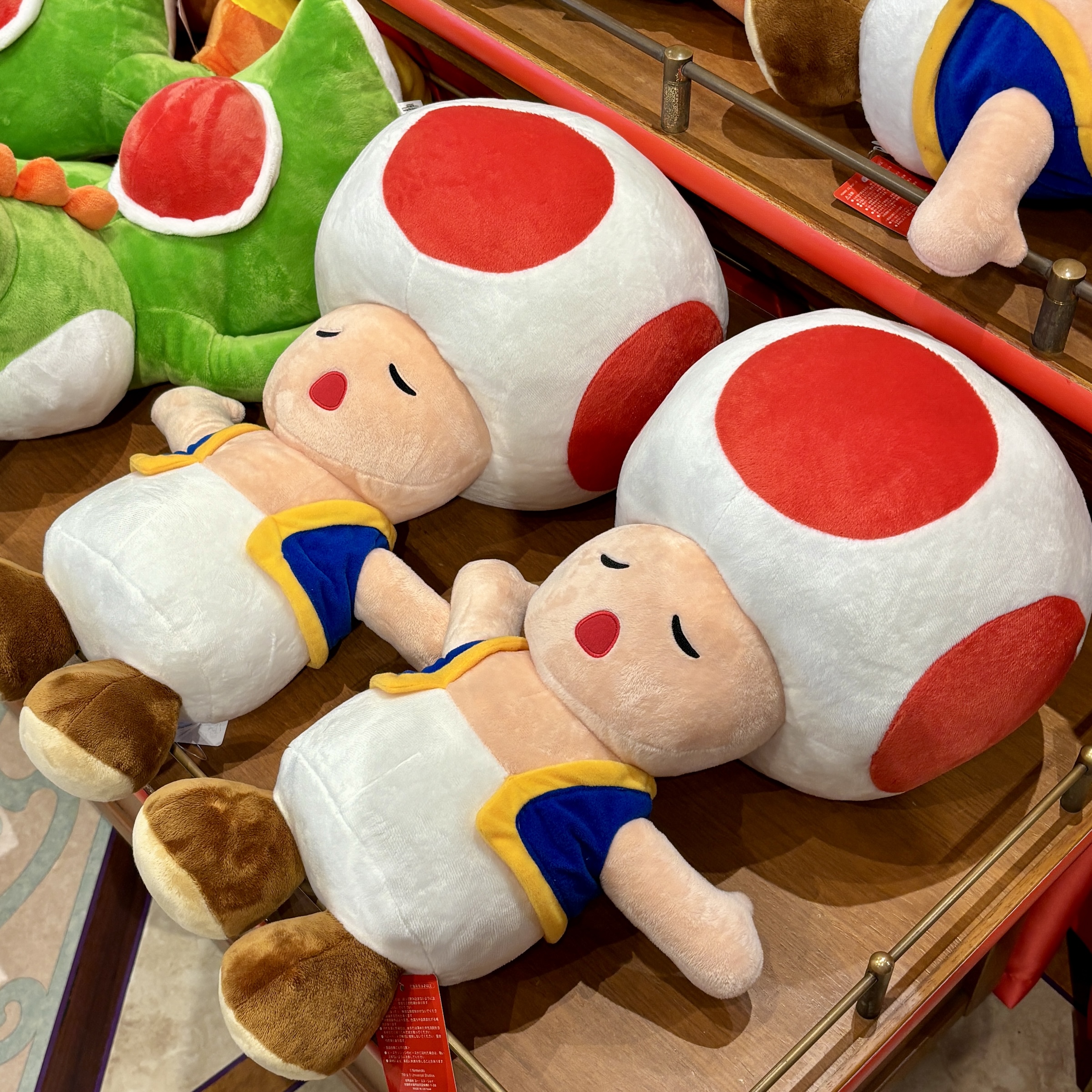 【訂貨】USJ 任天堂世界 Sleeping Toad 奇諾比奧 大公仔 抱枕 Cushion