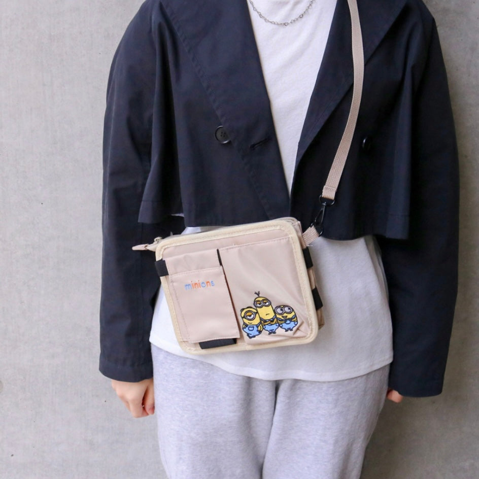 USJ Minions Yellow Friends 行李箱用 2-Way 置物包 單肩包