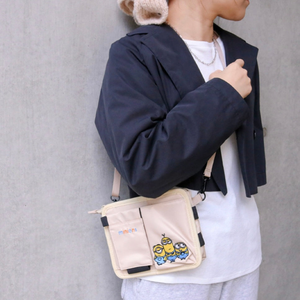 USJ Minions Yellow Friends 行李箱用 2-Way 置物包 單肩包