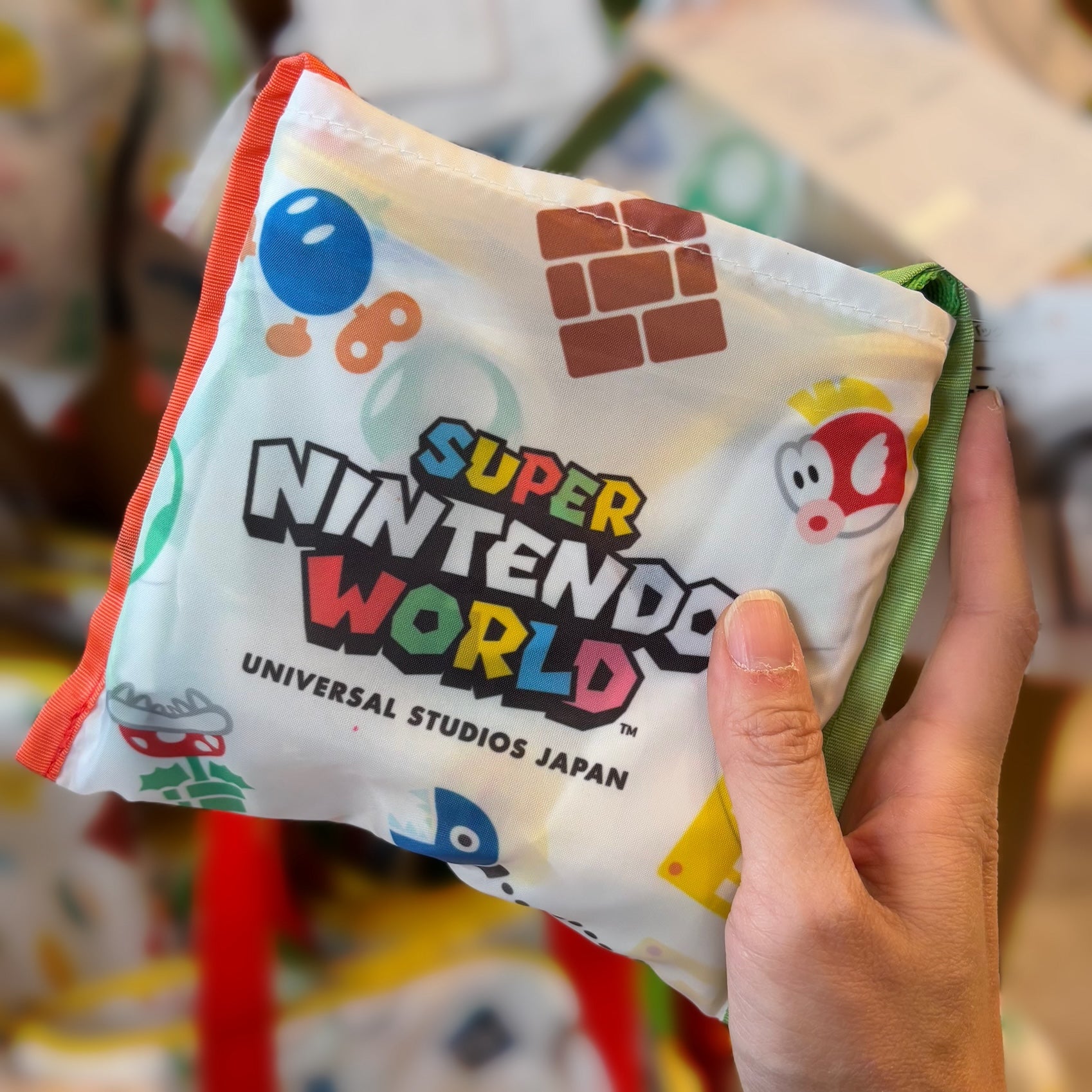 USJ 任天堂世界 可摺疊旅用行李袋 環保袋