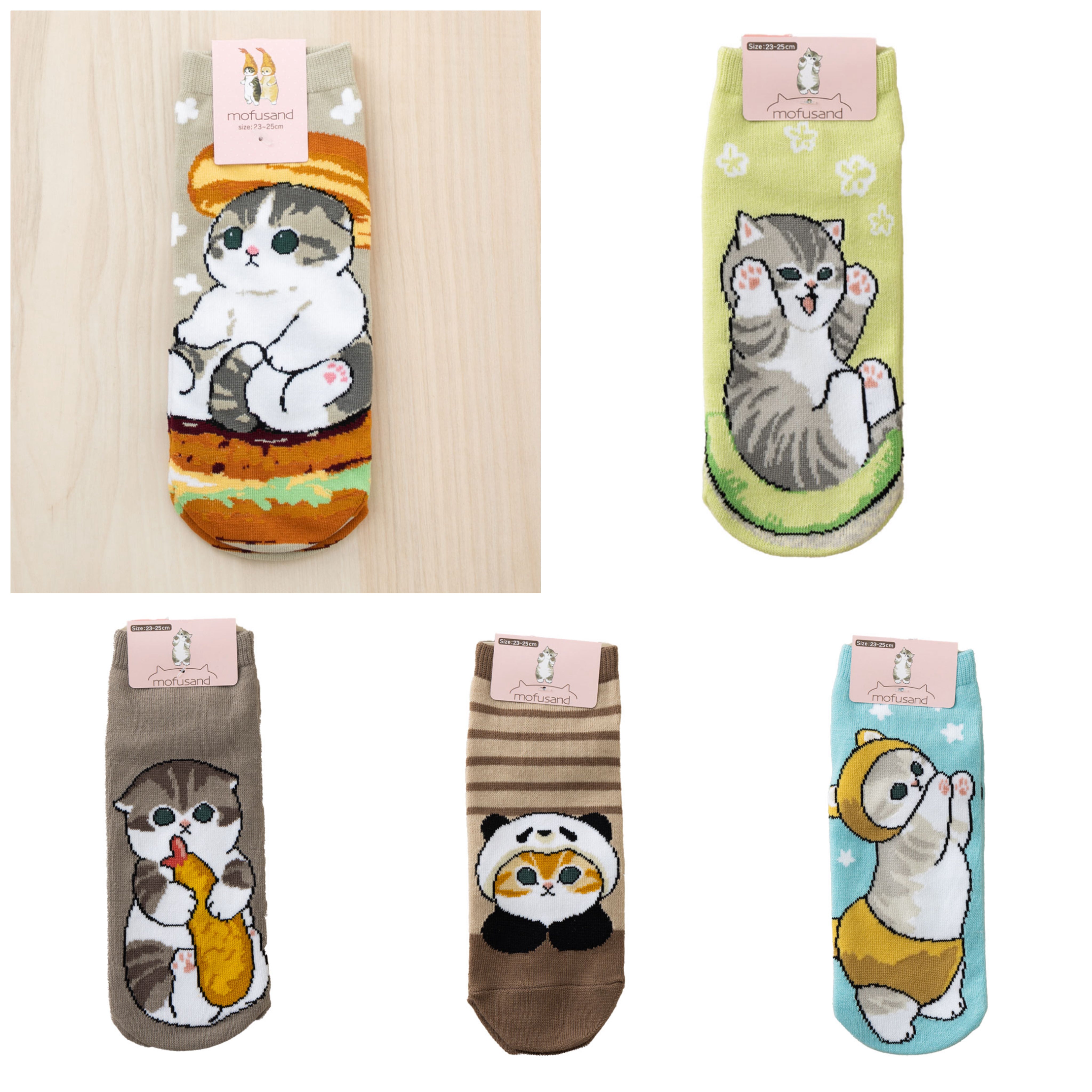 【訂貨】Mofusand 成人短襪