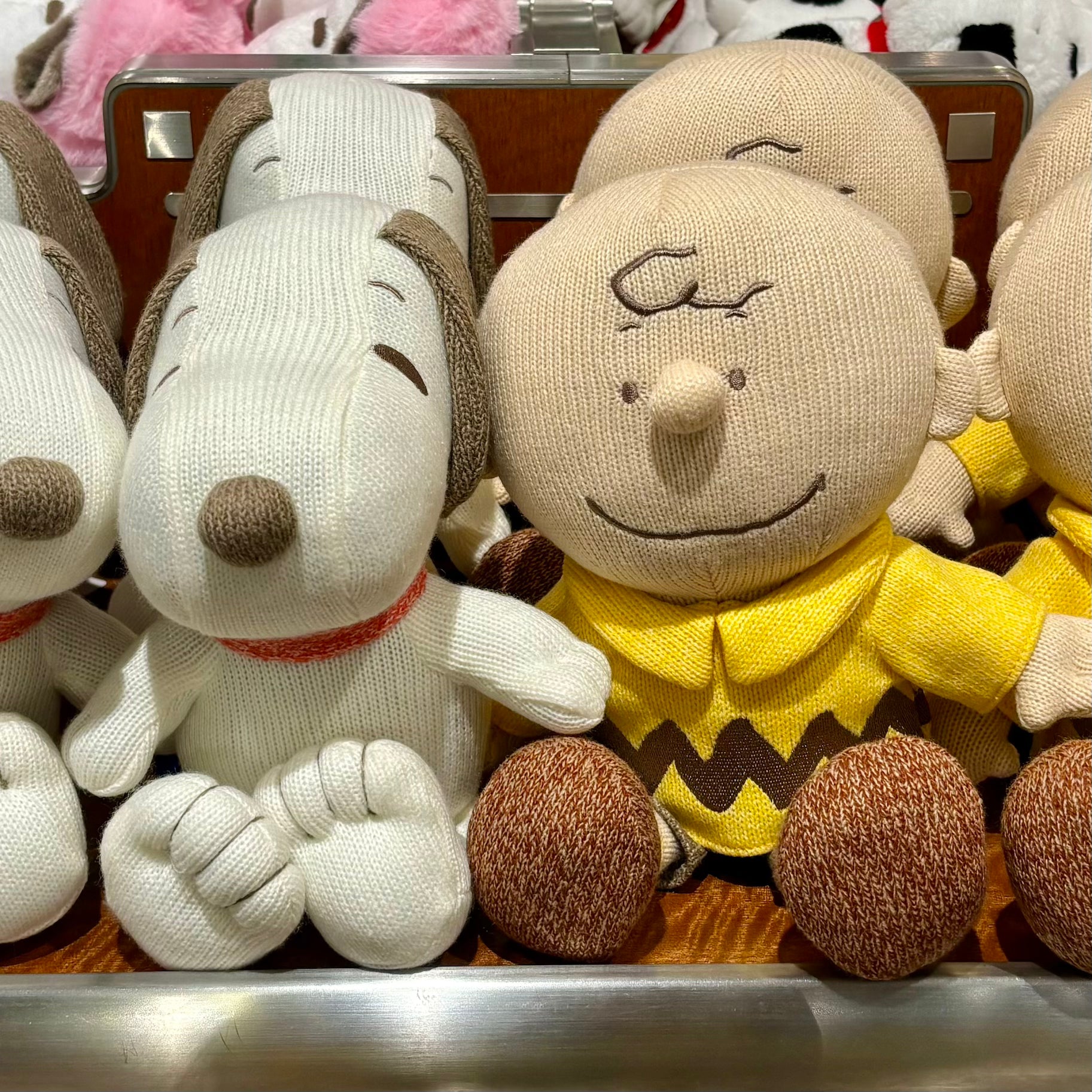 USJ Peanuts Snoopy & Charlie Brown Cozy Knit 針織公仔