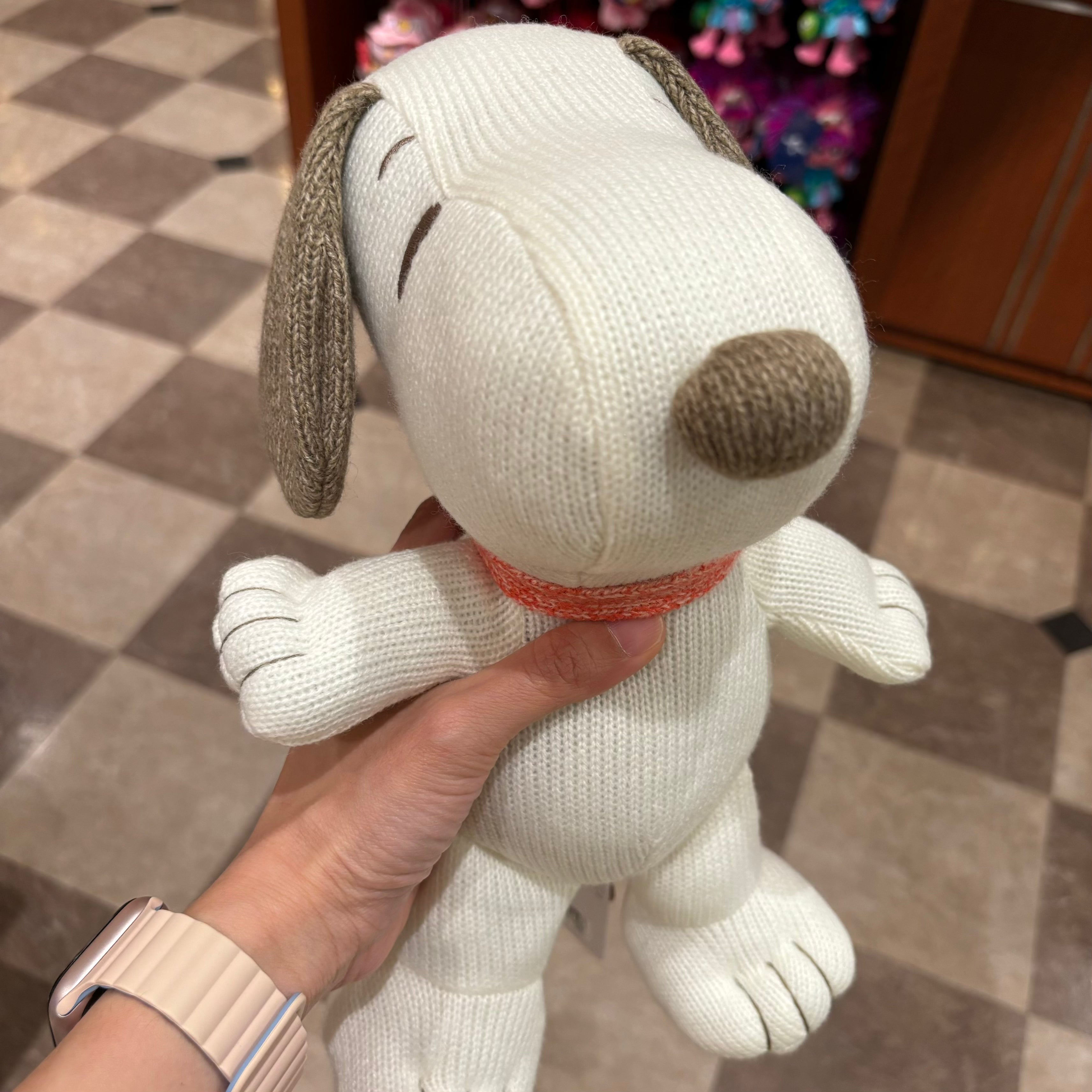 USJ Peanuts Snoopy & Charlie Brown 針織公仔