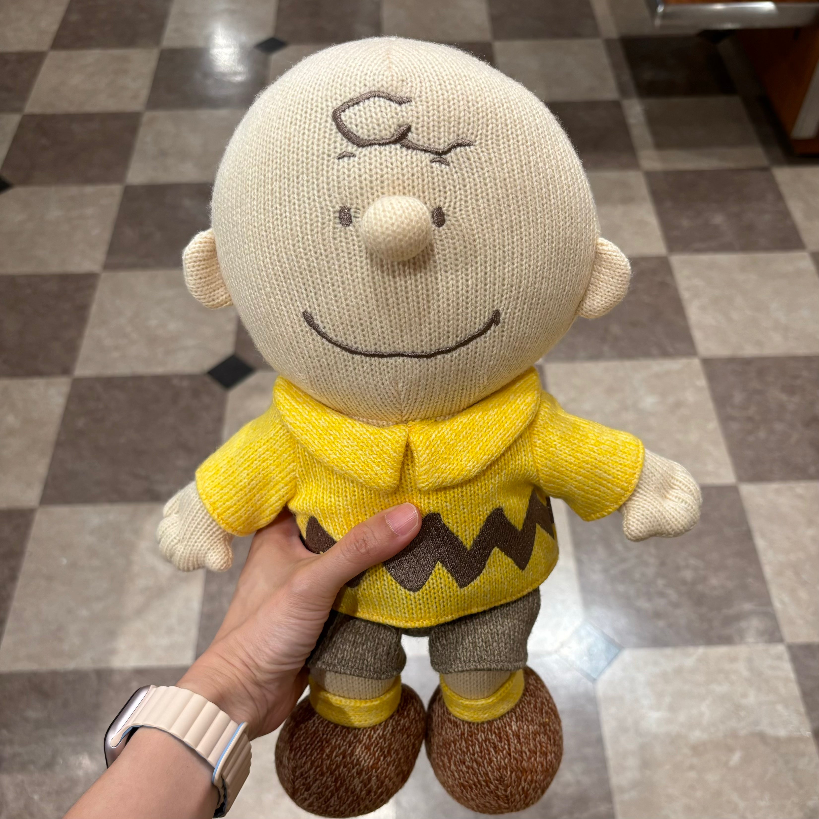 USJ Peanuts Snoopy & Charlie Brown 針織公仔