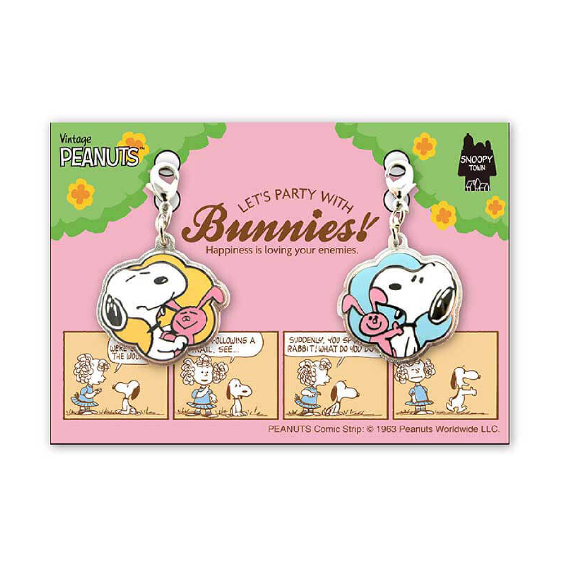 【預訂】Snoopy Town Easter 2026「LET’S PARTY WITH Bunnies!」復活節系列 - Charm Set 2pcs