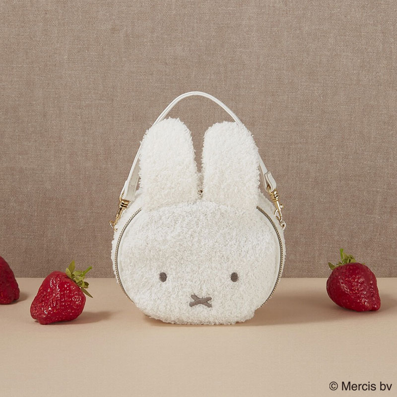 Order】Miffy 2-Way Pouch & Shoulder Bag (Strawberry)