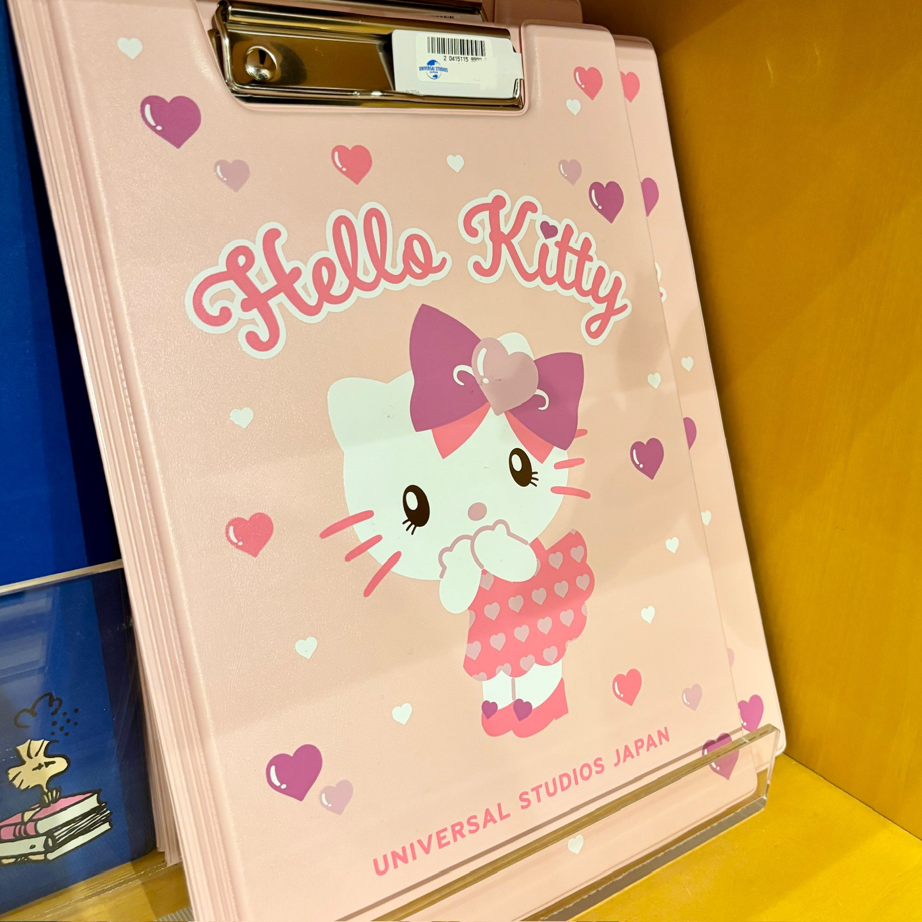 【訂貨】USJ Hello Kitty A4 Clipboard Binder 文件夾