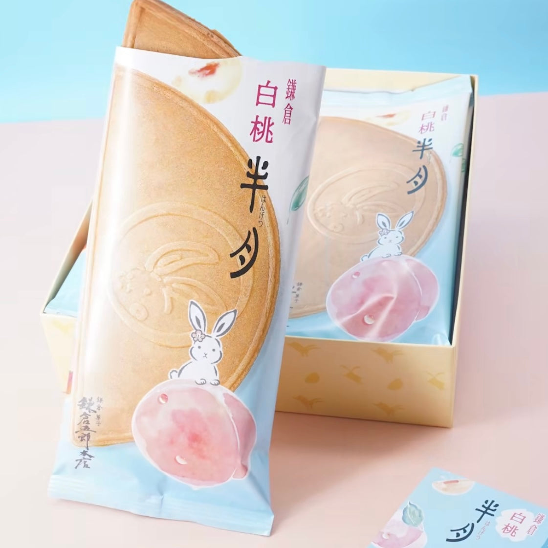 鎌倉五郎半月燒（白桃）