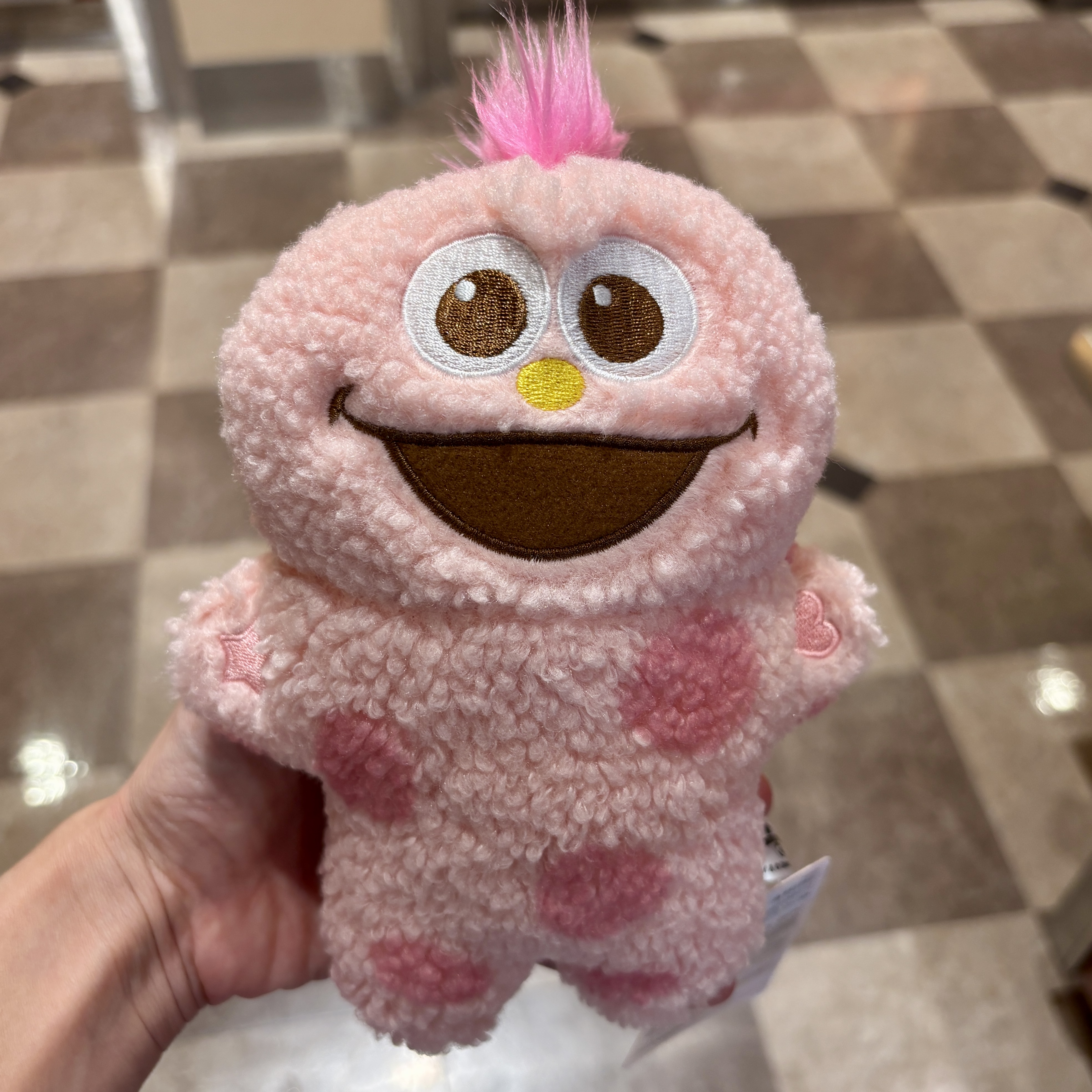 【訂貨】USJ Sesame Street 芝麻街 扁胖小可愛公仔 玩偶 - Moppy Elmo