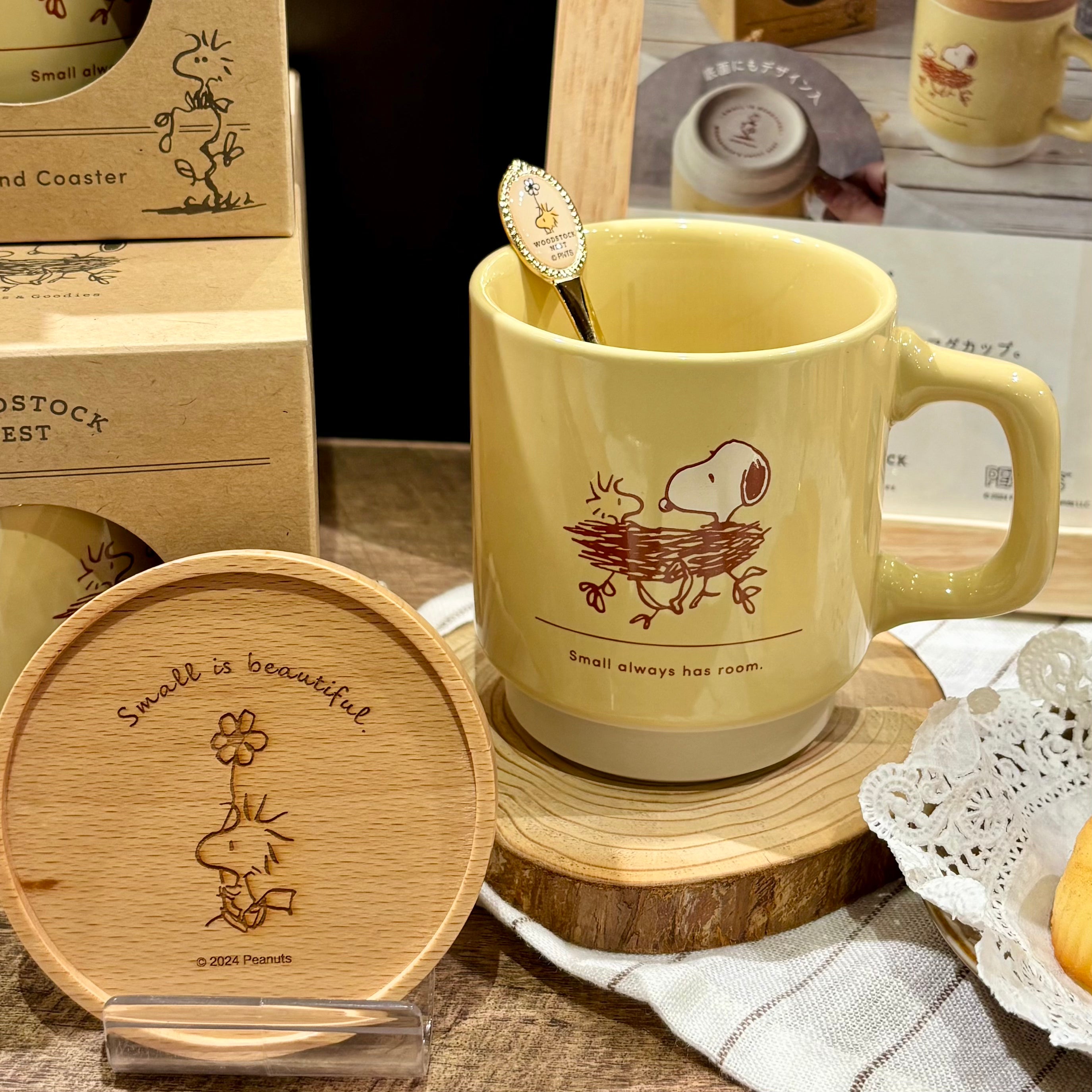 Woodstock Nest 陶瓷杯連木杯墊