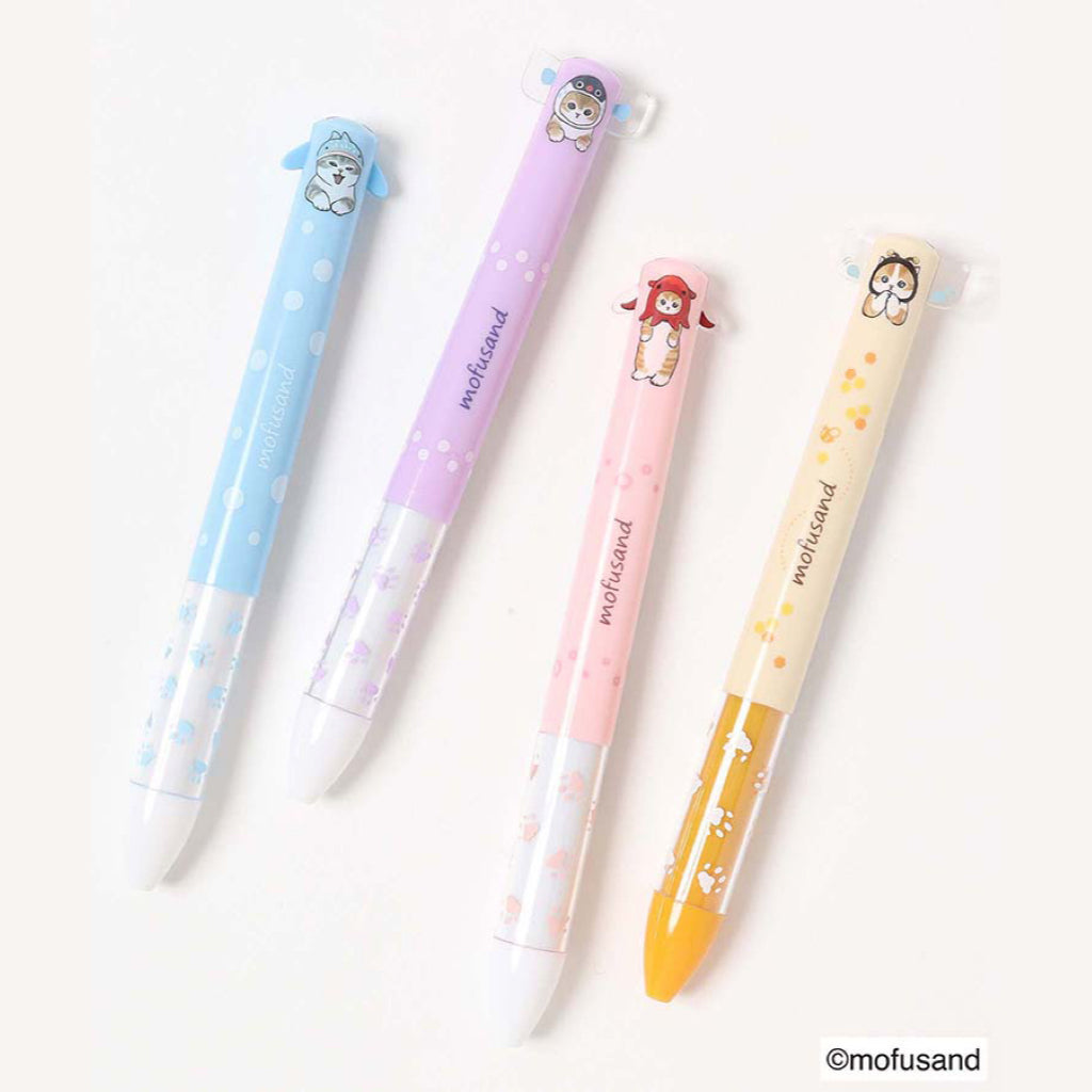【訂貨】Mofusand 耳朵筆 雙色原子筆