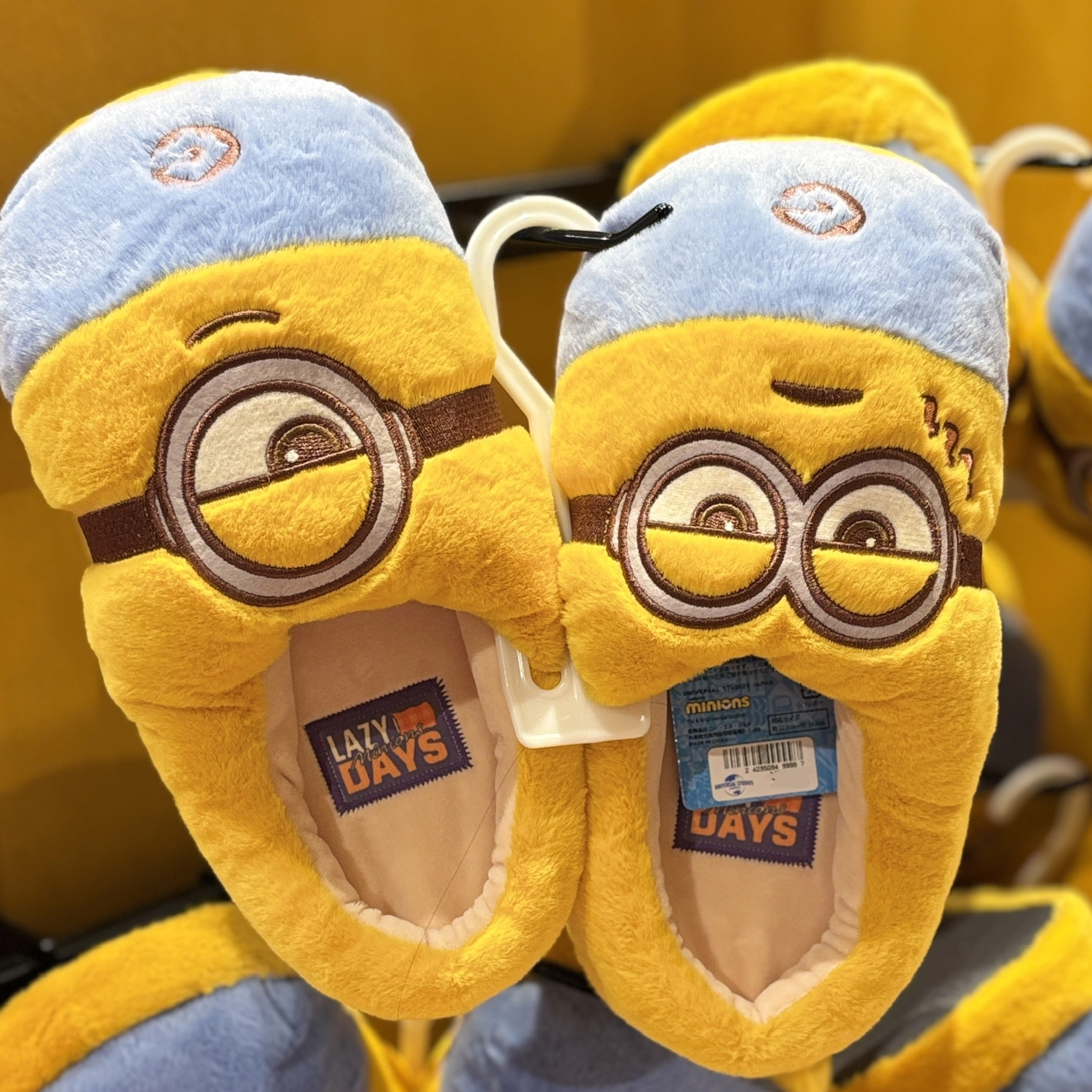 【訂貨】USJ Minions 迷你兵團 小小兵 毛毛居家拖鞋