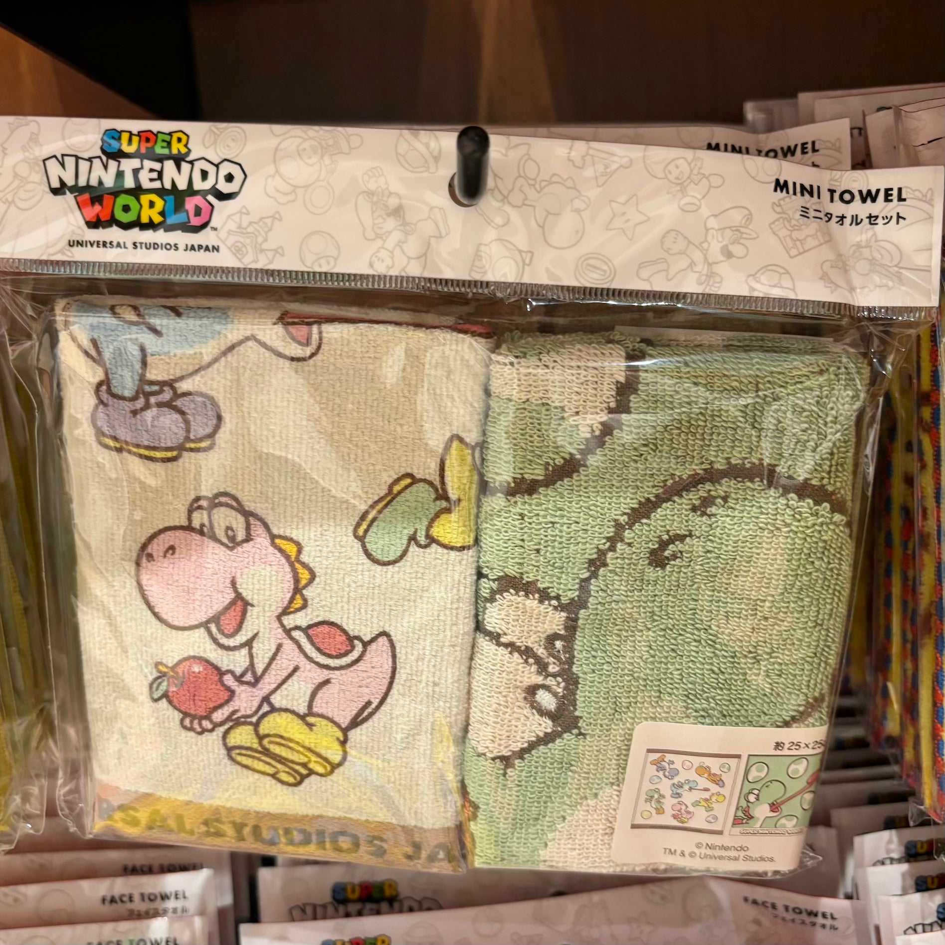 【訂貨】USJ Yoshi 小毛巾套裝 2pcs