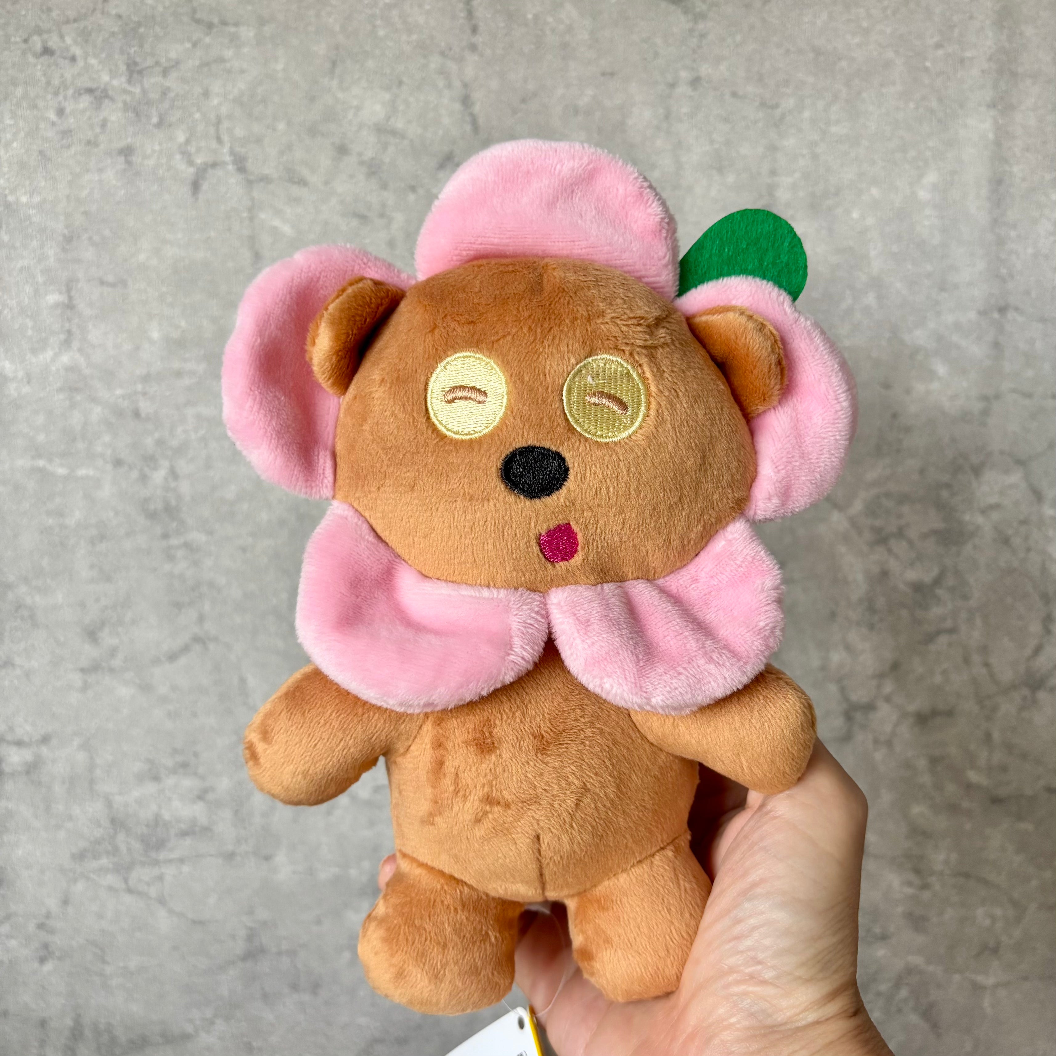 Tim熊 日本景品公仔（粉紅花花）