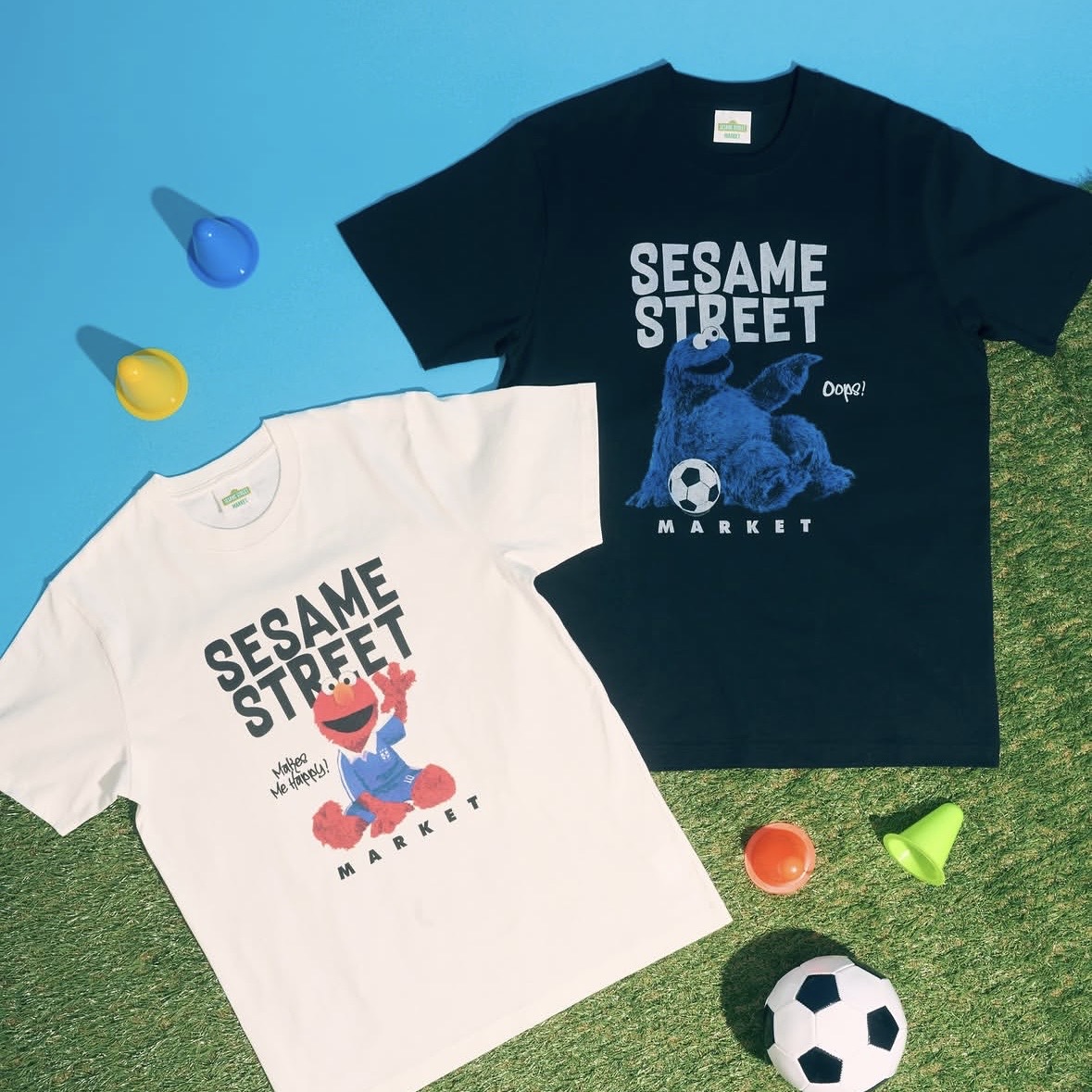 【訂貨】Sesame Street Market 世界盃 足球主題系列 - Tshirt（成人）