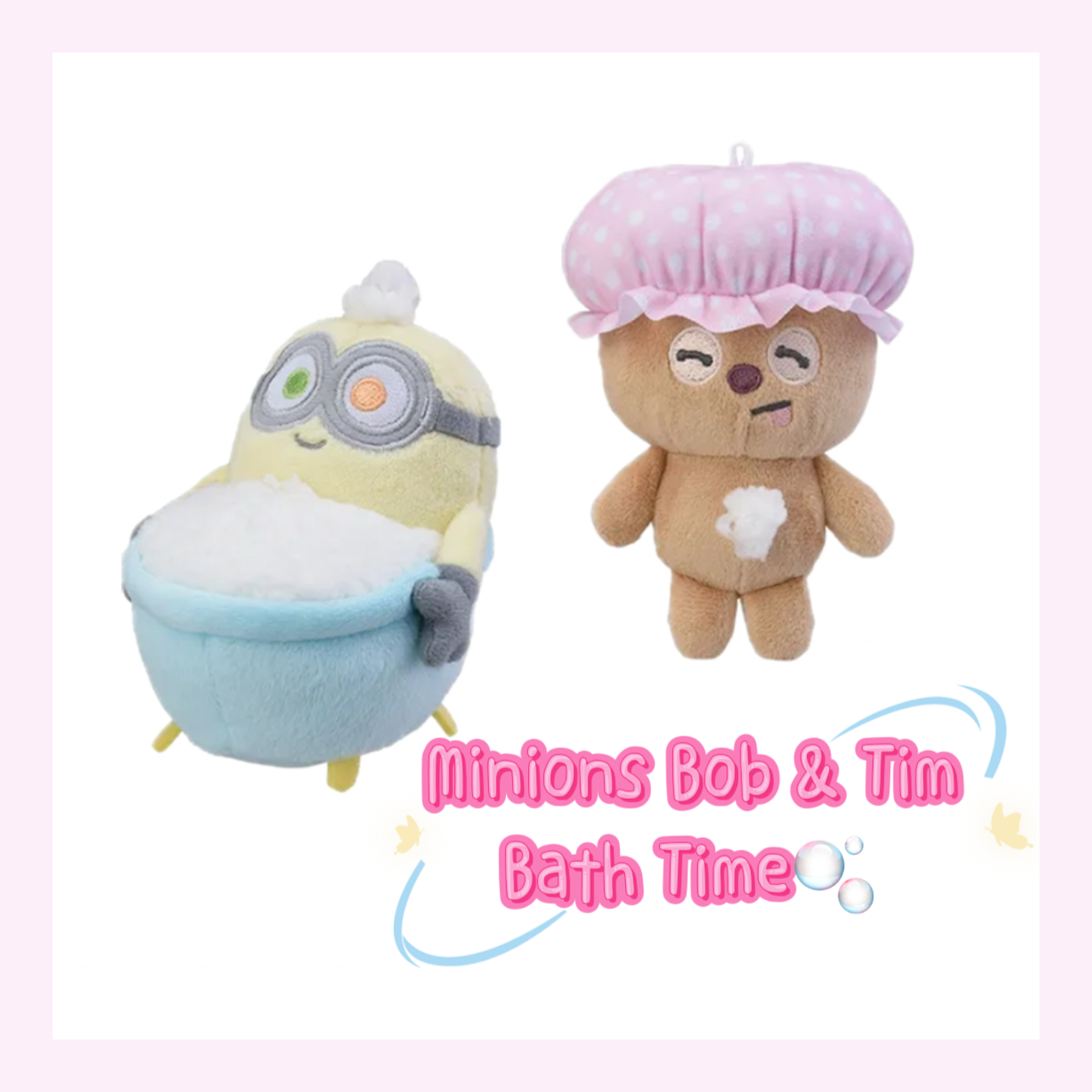 【訂貨】Minions Bob & Tim Bath Time 迷你公仔