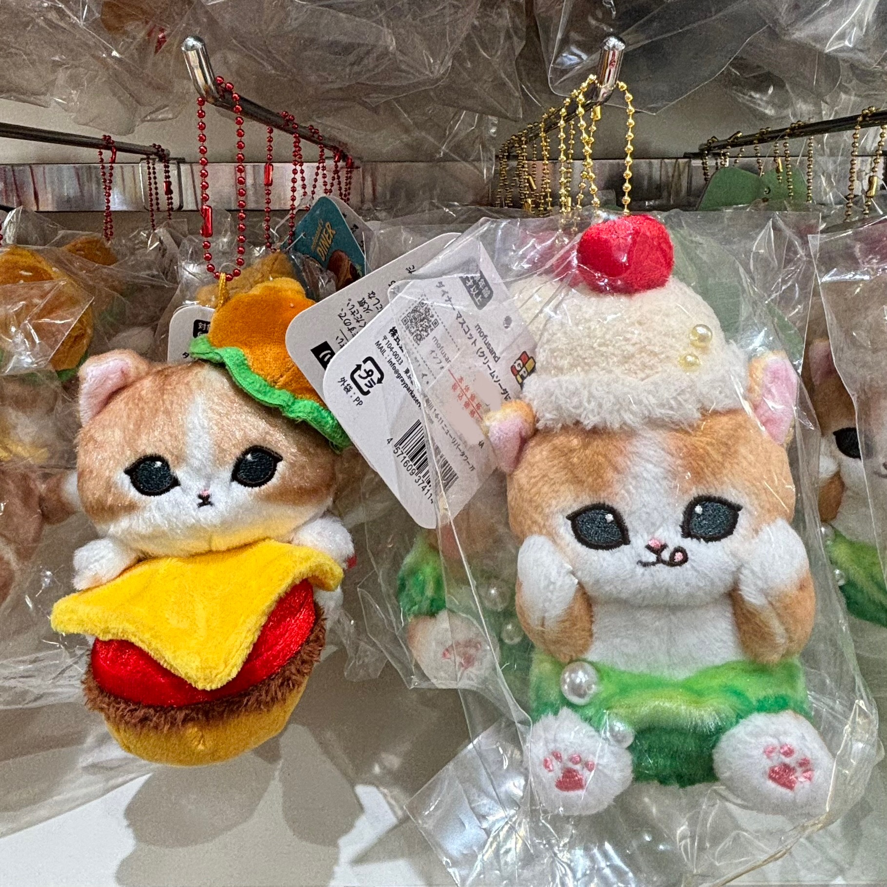 【訂貨】Mofusand's Diner 貓貓掛飾公仔