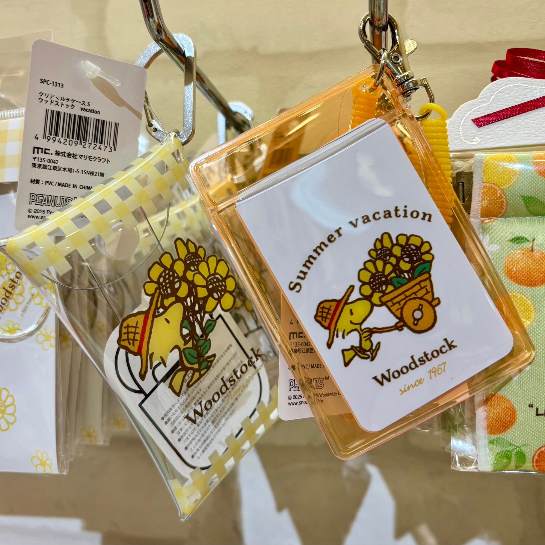 Woodstock Vacation Series - 透明迷你收納包掛飾 / 證件套