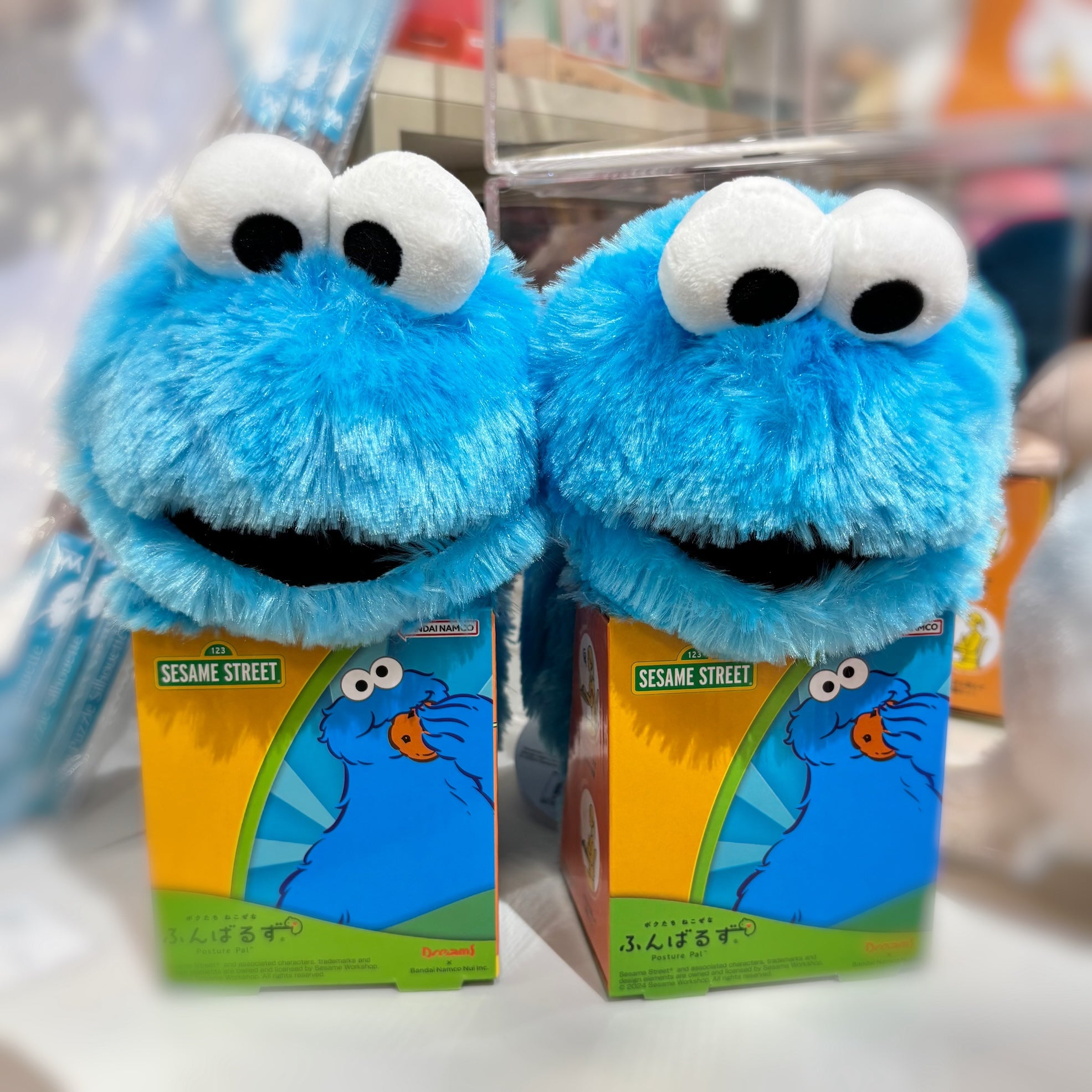 芝麻街 矯正坐姿公仔 可愛工作小伙伴