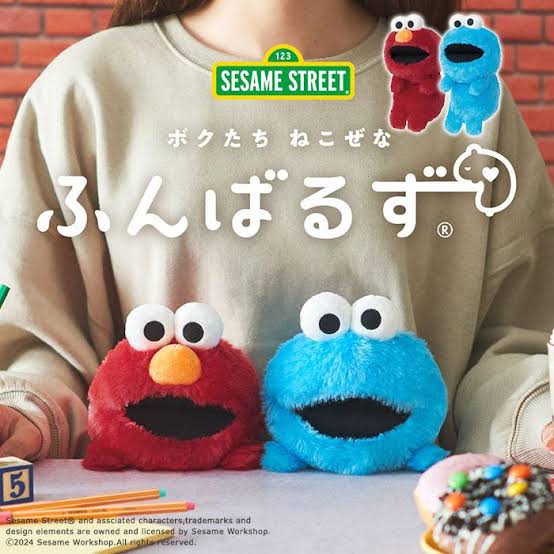 芝麻街 矯正坐姿公仔 可愛工作小伙伴