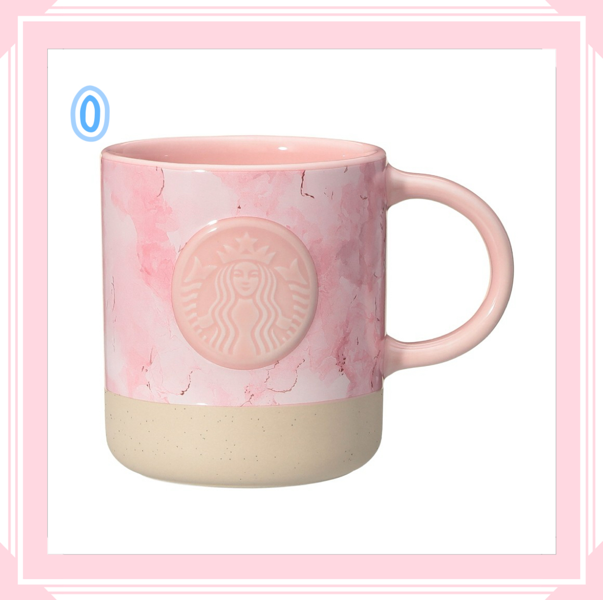 【預訂】日本星巴克 Starbucks Japan 櫻花系列 2026 Sakura Shine Brightly - 大理石馬克杯 355ml