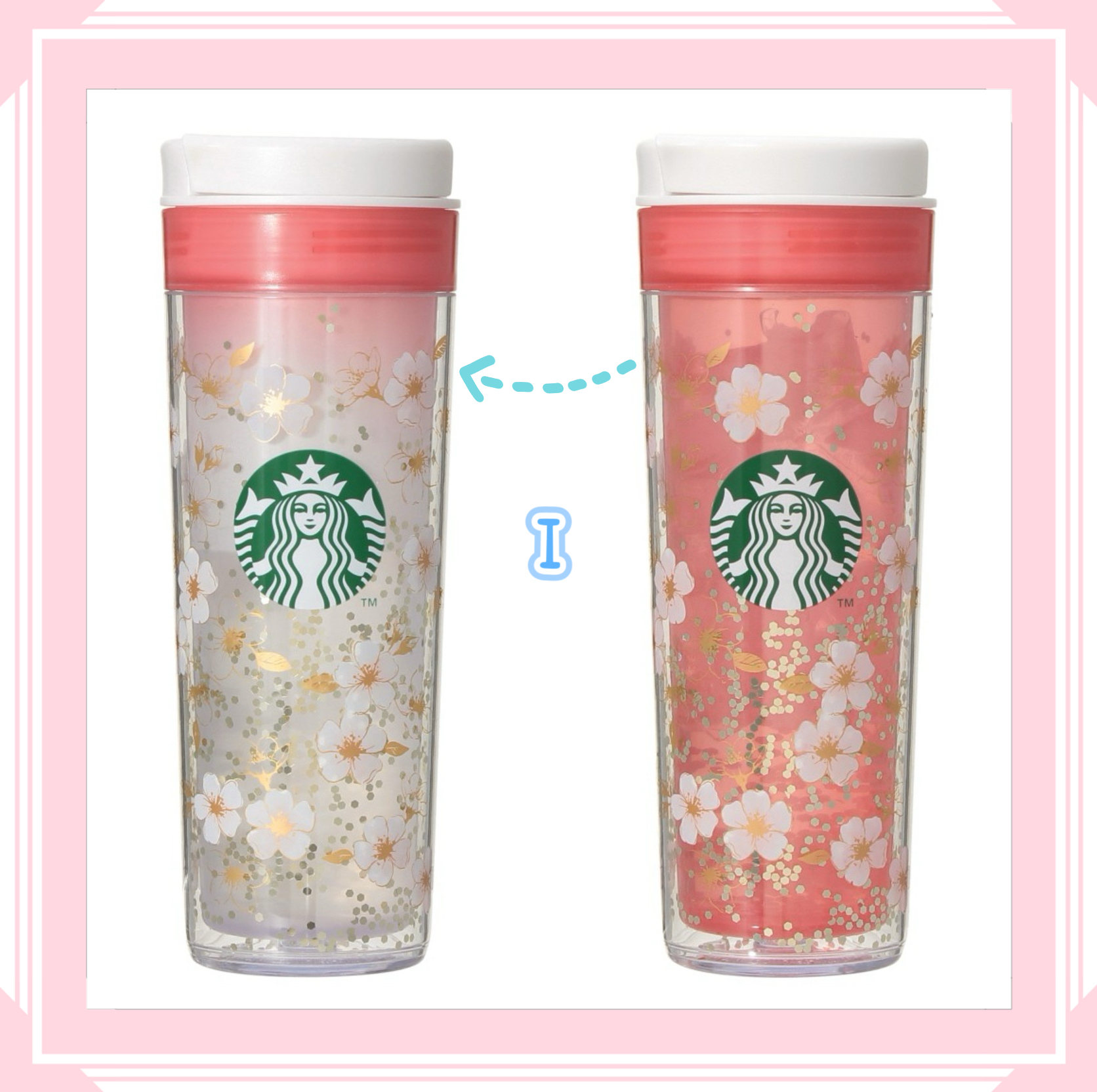 【預訂】日本星巴克 Starbucks Japan 櫻花系列 2026 Sakura Shine Brightly - 變色隨行杯