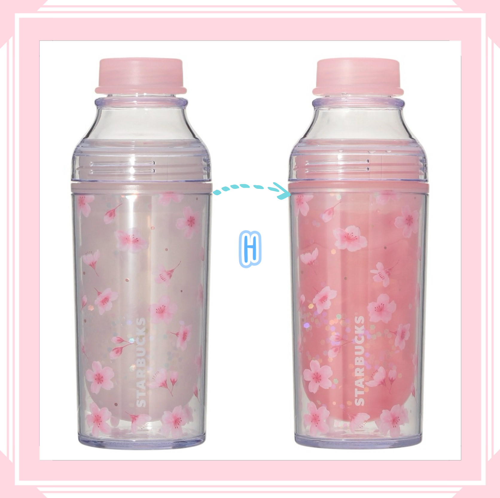 【預訂】日本星巴克 Starbucks Japan 櫻花系列 2026 Sakura Shine Brightly - 變色瓶