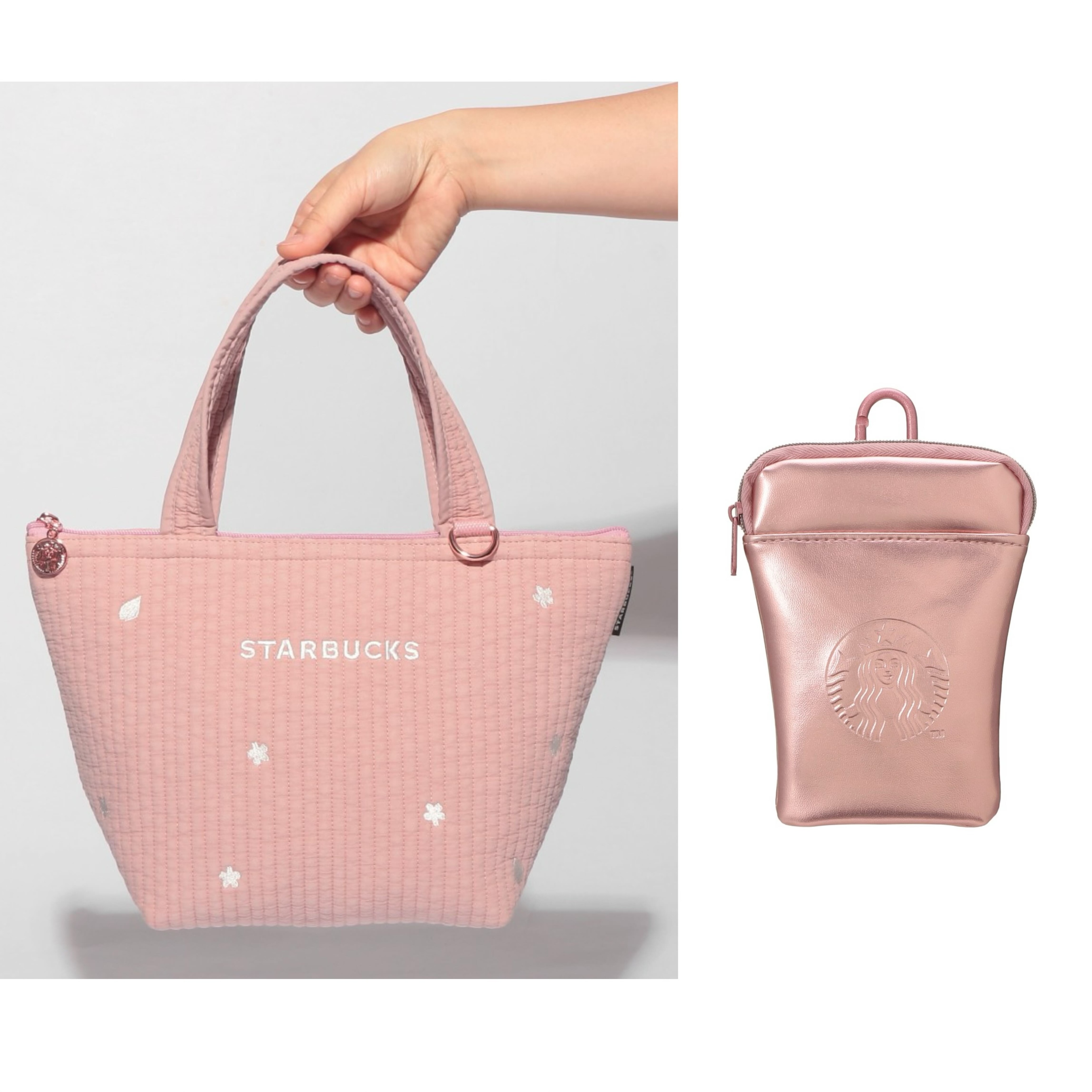 【預訂】日本星巴克 Starbucks Japan 櫻花系列 2026 Sakura Shine Brightly - 保冷袋 / 小掛包